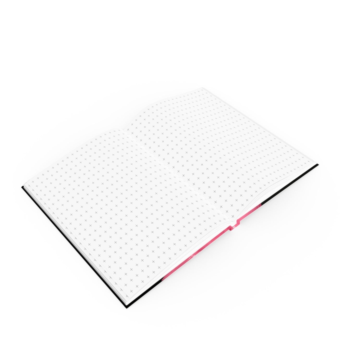 Unique Hard Backed Journal - Artistic Pink Melting Face Design, Aesthetic Stationery, Gift for Creatives, Journaling, Note-taking