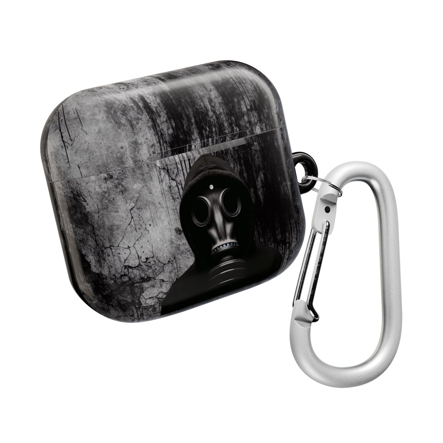 Gritty AirPod Cases - Urban Style, Tech Accessories, Music Lover Gift, Black & Gray Aesthetic, Unique Earbud Cases, Trendy Tech Gear