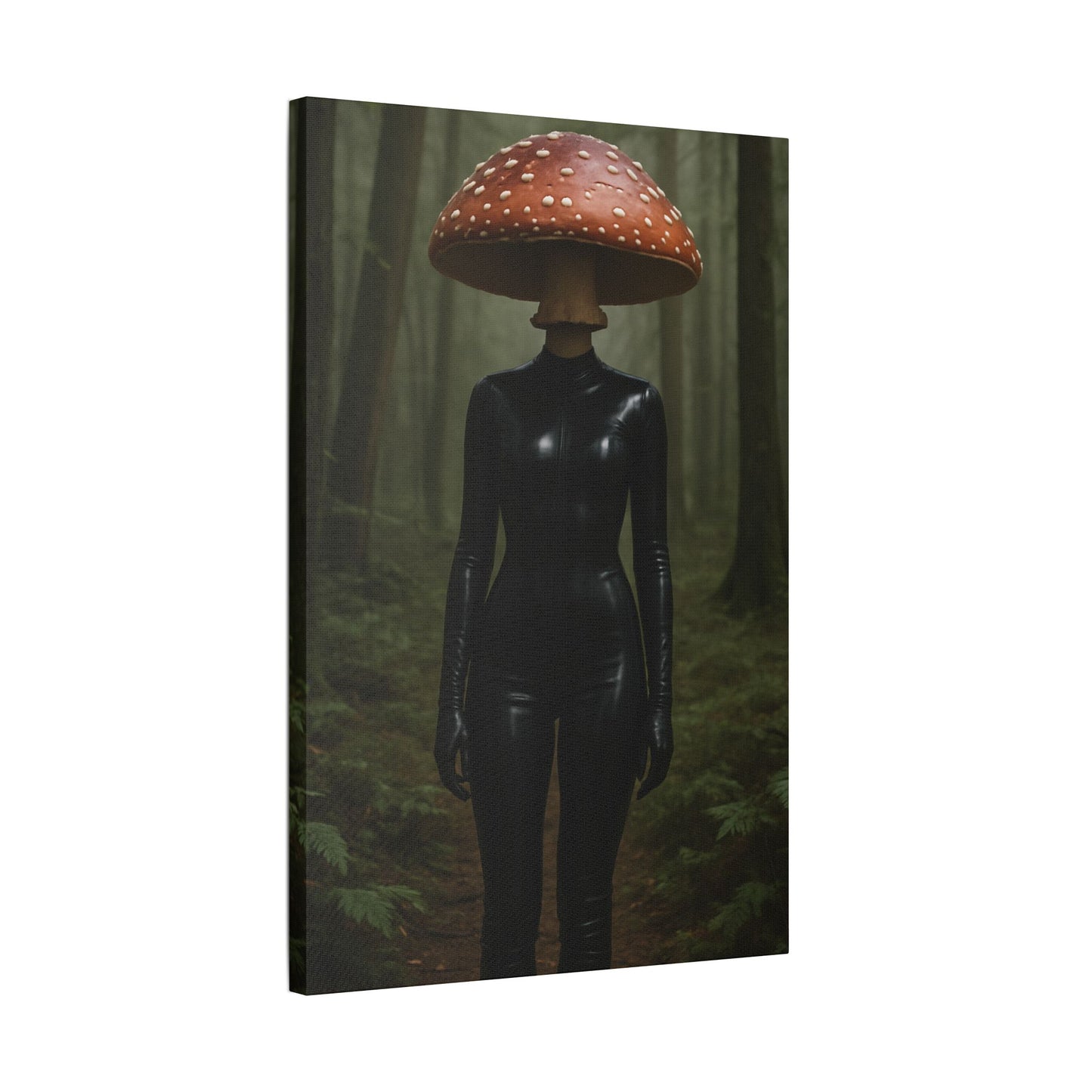 Mystical Mushroom Canvas Art Print, Fantasy Wall Decor, Unique Gift, Home Decoration, Nature Inspired Artwork