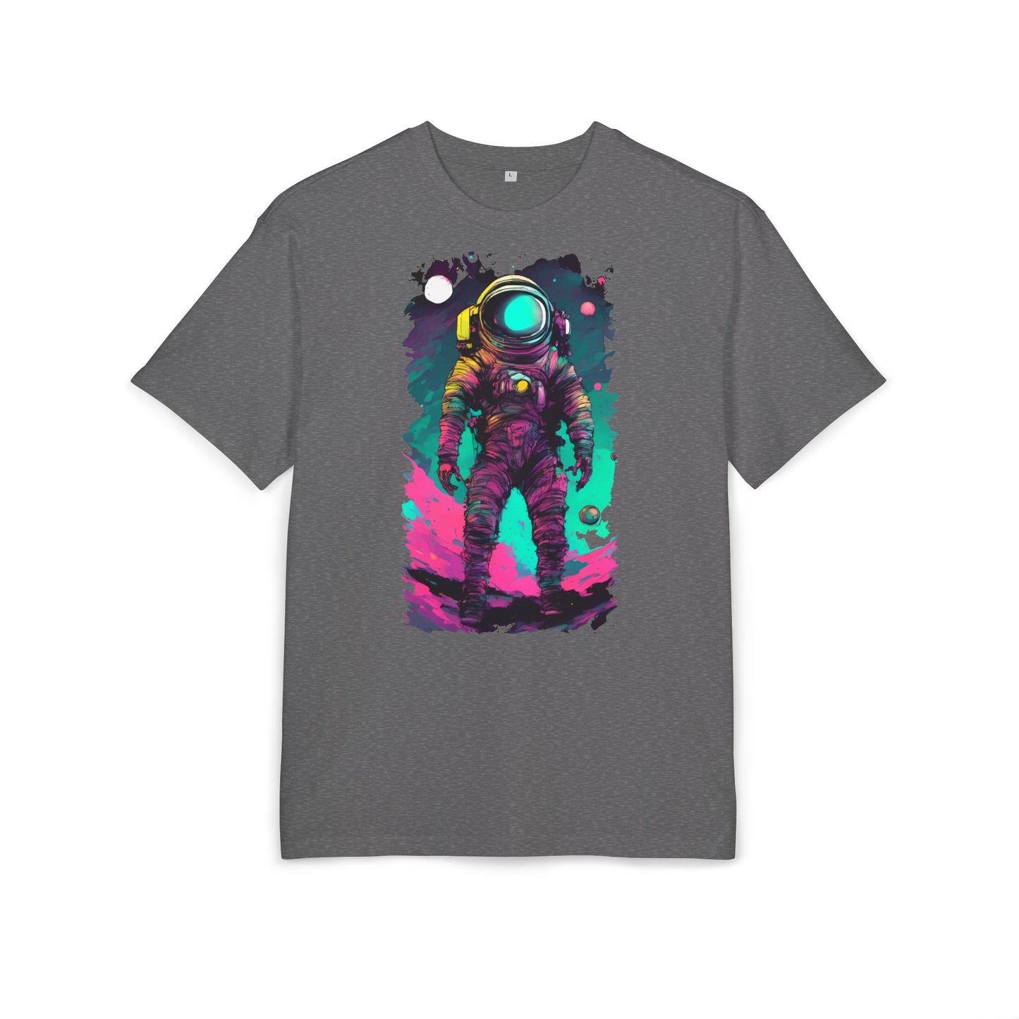 Cosmic Astronaut Tee, Unisex Oversize Tee, Space Graphic Shirt, Retro Astronaut T-Shirt, Gift for Space Lovers, Unique Graphic Tee