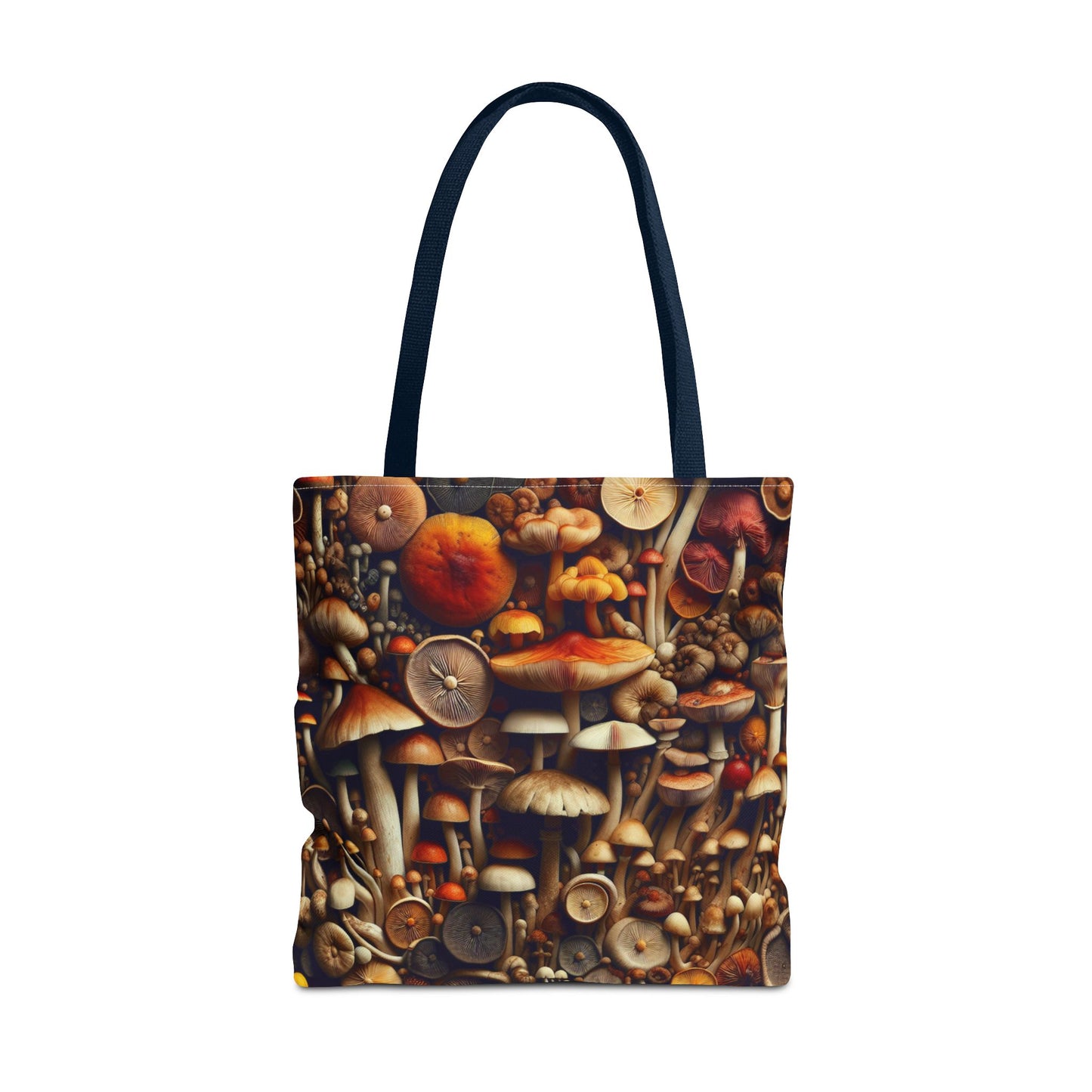 Mushroom Print Tote Bag - Eco-Friendly, Stylish, Nature-Inspired, Perfect for Gifting, Everyday Use, Farmers Market, Bohemian Vibe