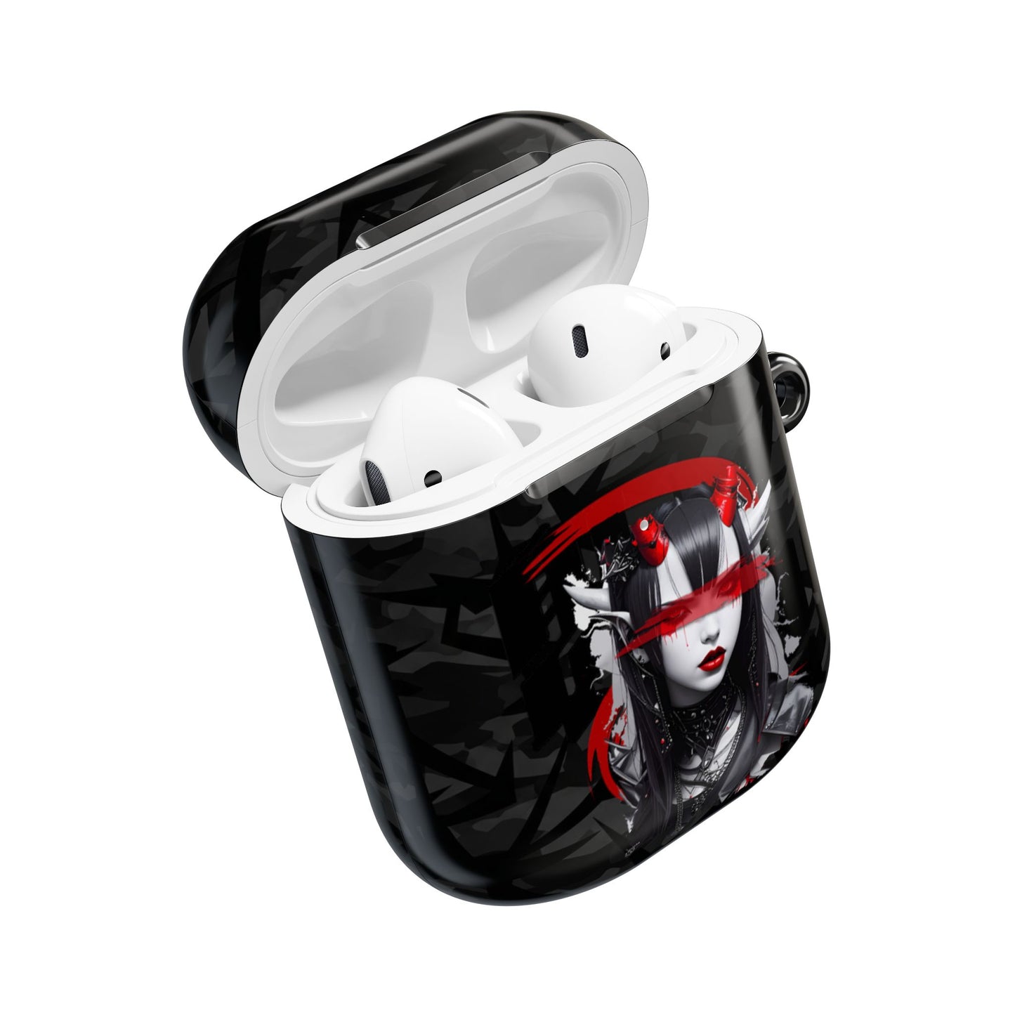 Edgy Gothic AirPod Case, Stylish Accessories for Music Lovers, Unique Gift for Birthdays, Holidays, and Festivals, Protective Cover