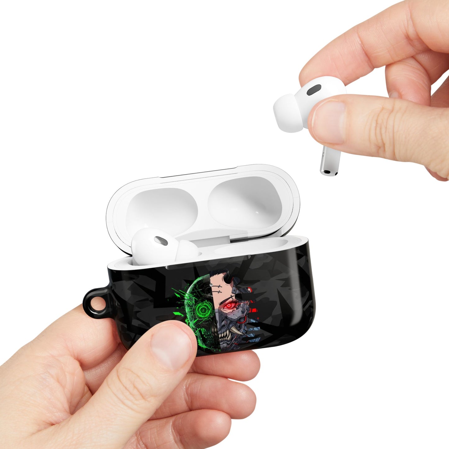 Edgy AirPod Case for Stylish Protection, Gift for Tech Lovers, Accessories for Gamers, Modern Decor, Trendy Tech Gifts