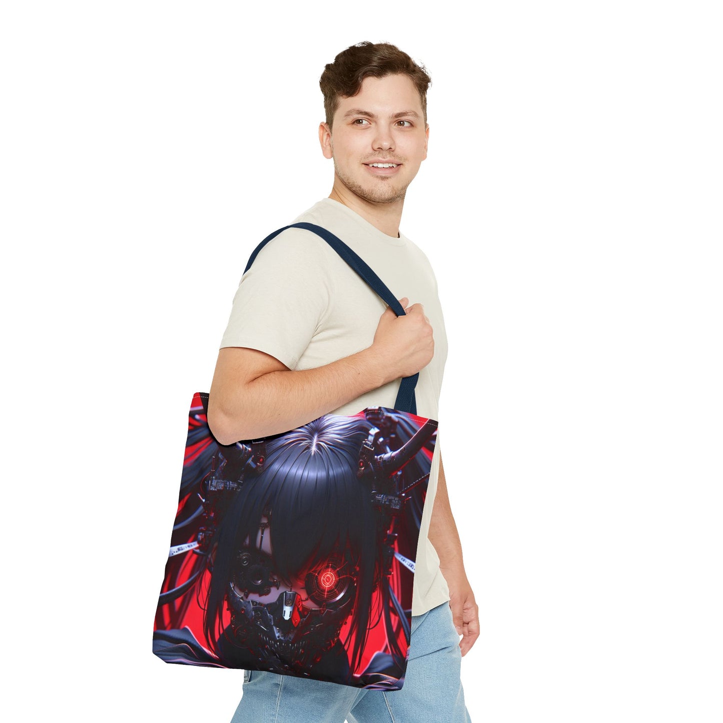 Dark Fantasy Tote Bag - Eye-Catching AOP Design for Cosplay, Gifts, Travel, Everyday Use, and Shopping