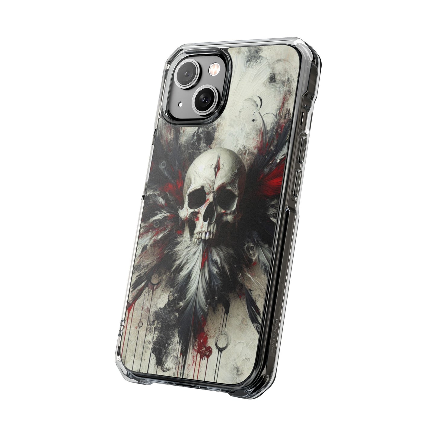 Gothic Skull Phone Case, Unique iPhone Cover, Edgy Smartphone Protector, Halloween Gift, Alternative Accessories
