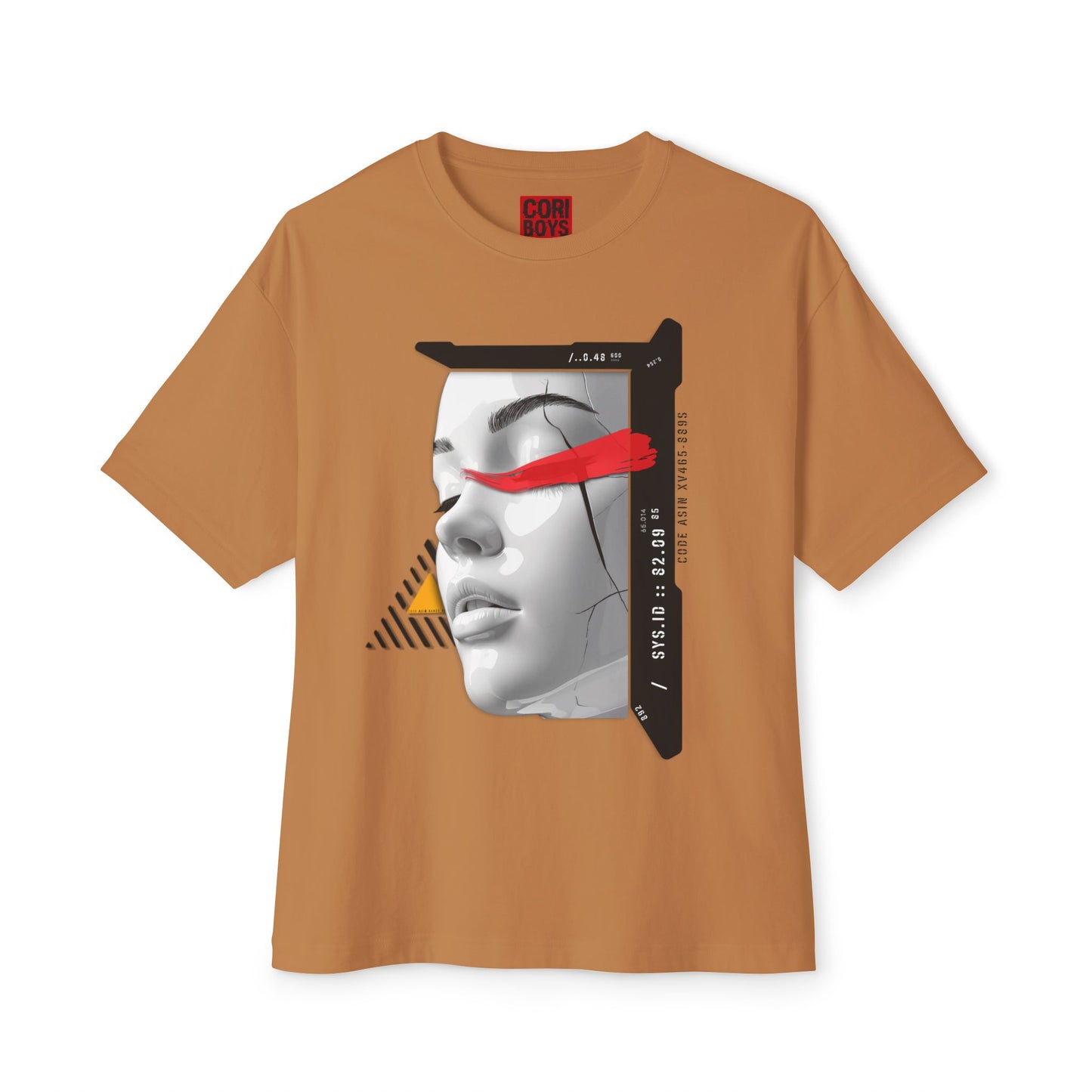 Chic Graphic Oversized Tee - Casual Wear, Streetwear, Art Tee, Gift for Her, Fashionable Comfort Wear