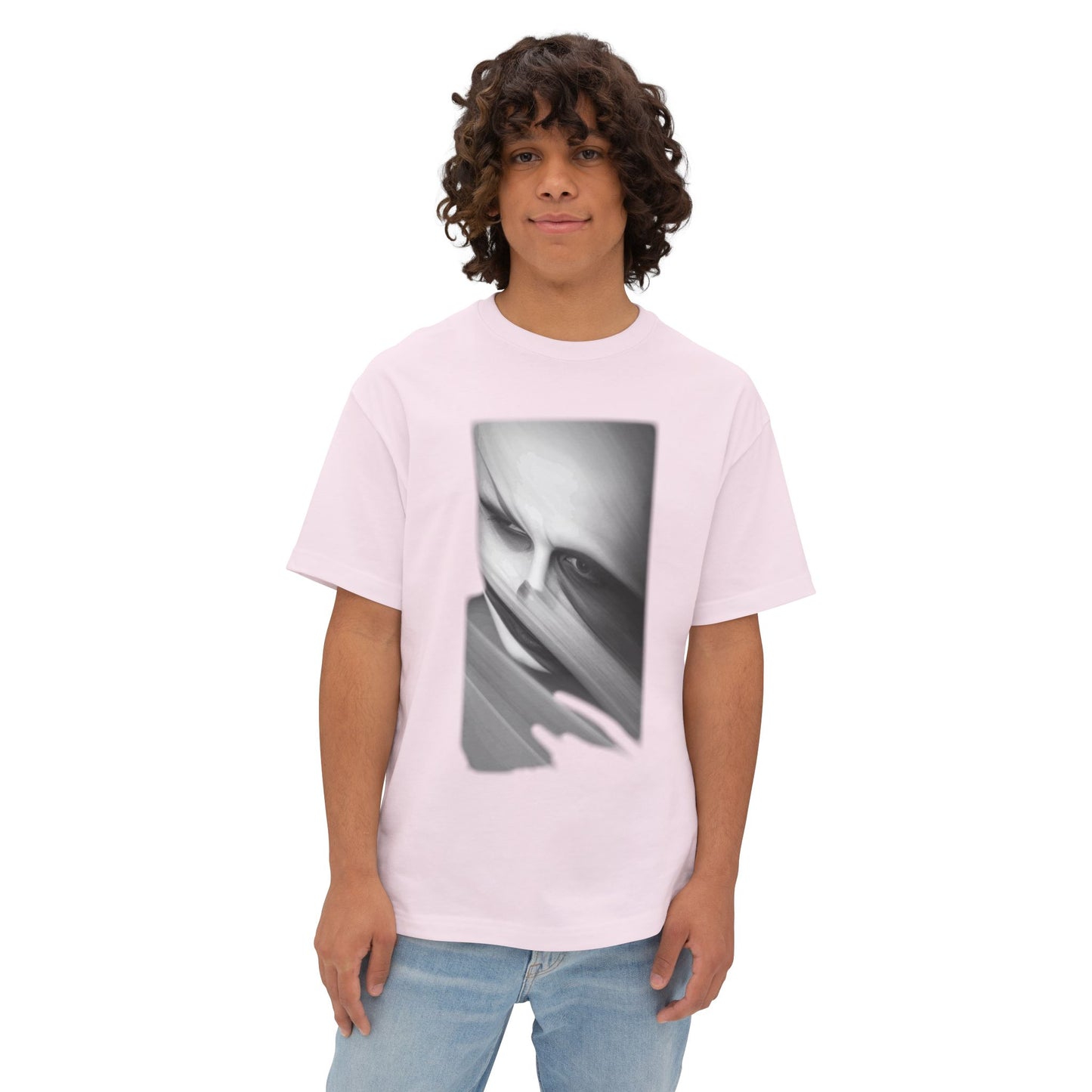Artistic Unisex Oversized Tee, Trendy Streetwear Top, Graphic Tee for Casual Wear, Aesthetic Gift for Art Lovers, Fashion Statement Shirt