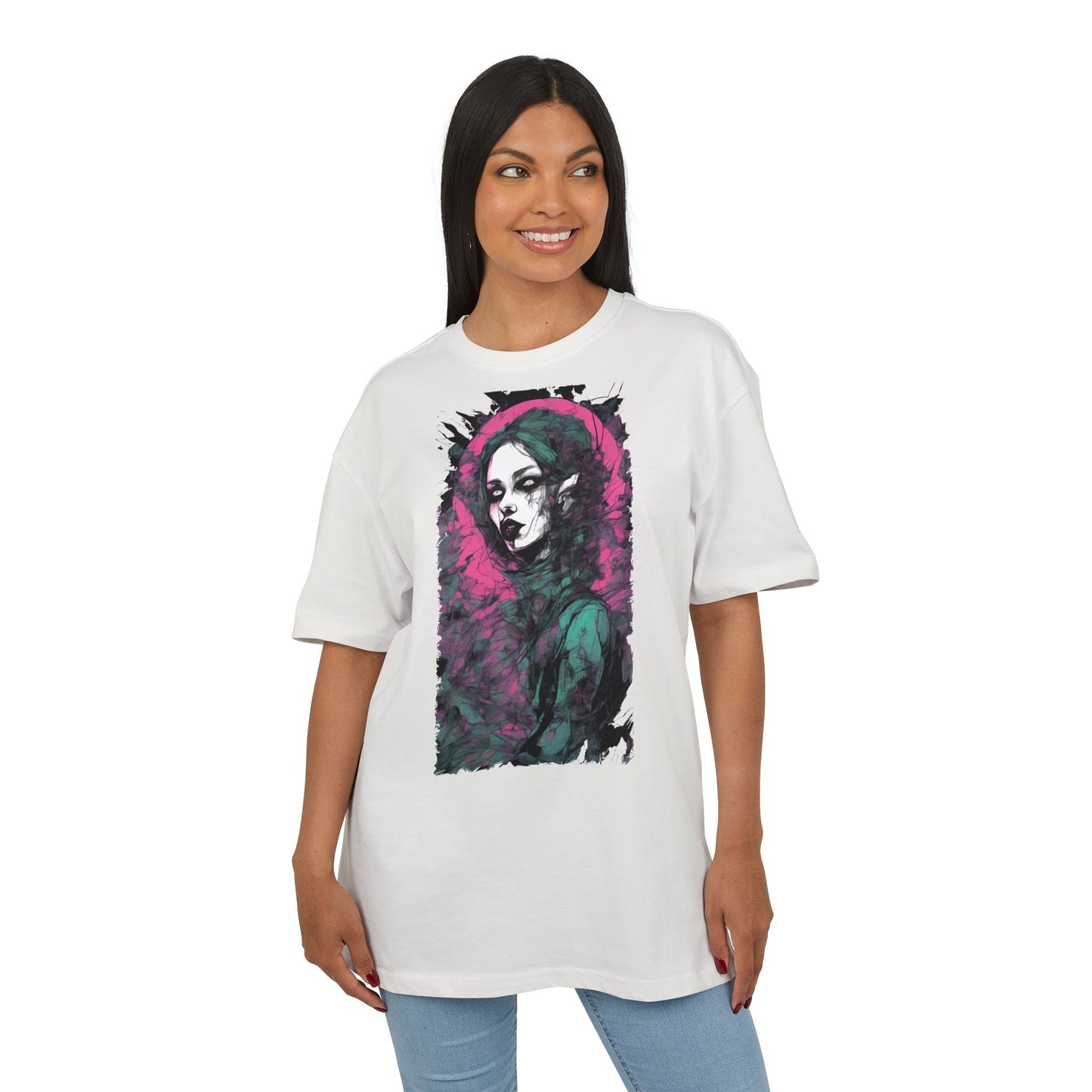Artistic Heavy Oversize Tee, Vintage Style Shirt, Trendy Graphic Tee, Casual Streetwear, Unique Alternative Apparel