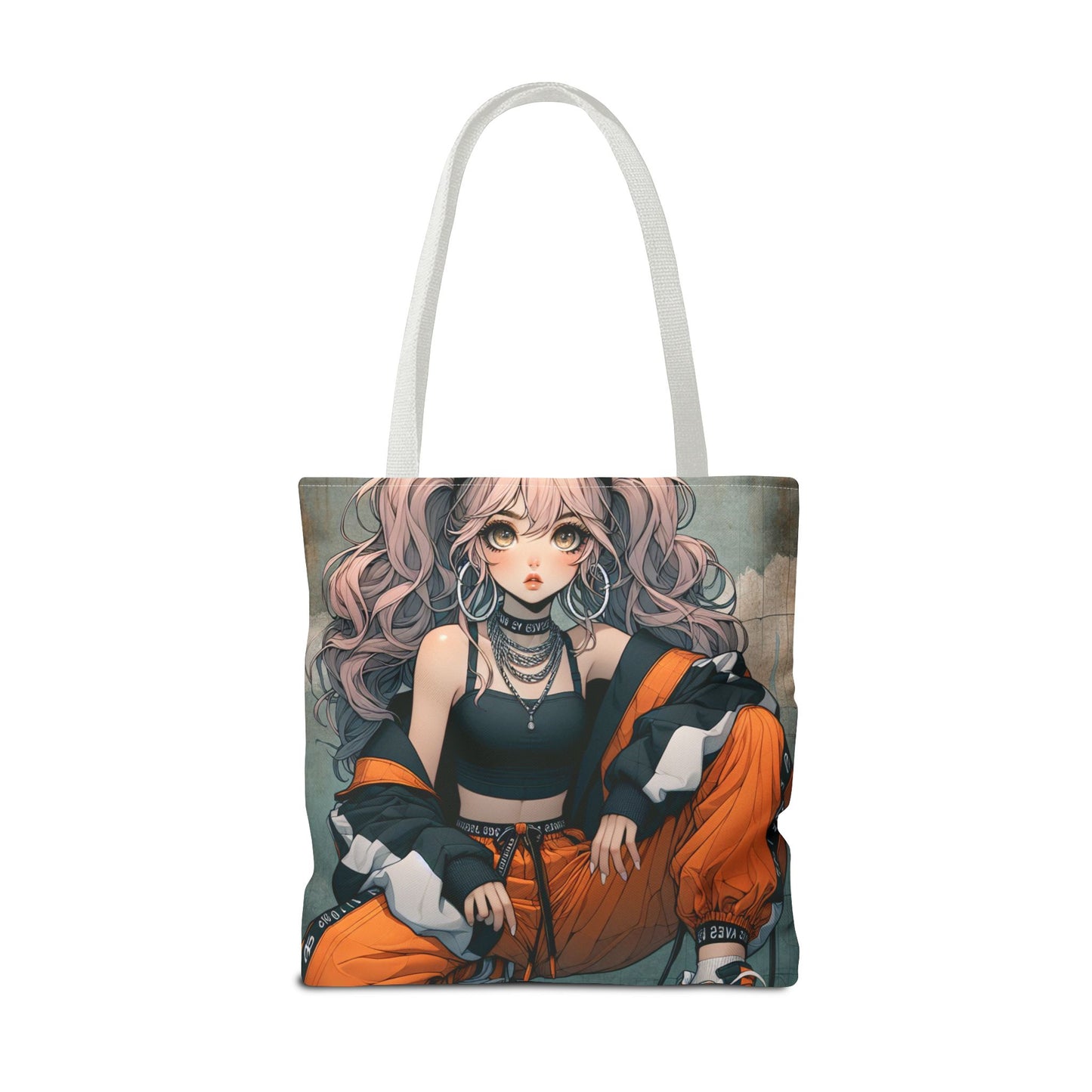 Stylish Anime Tote Bag, AOP Art Bag, Gift for Anime Lovers, Trendy Shopper Bag, Unique Fashion Accessory, Everyday Use Tote