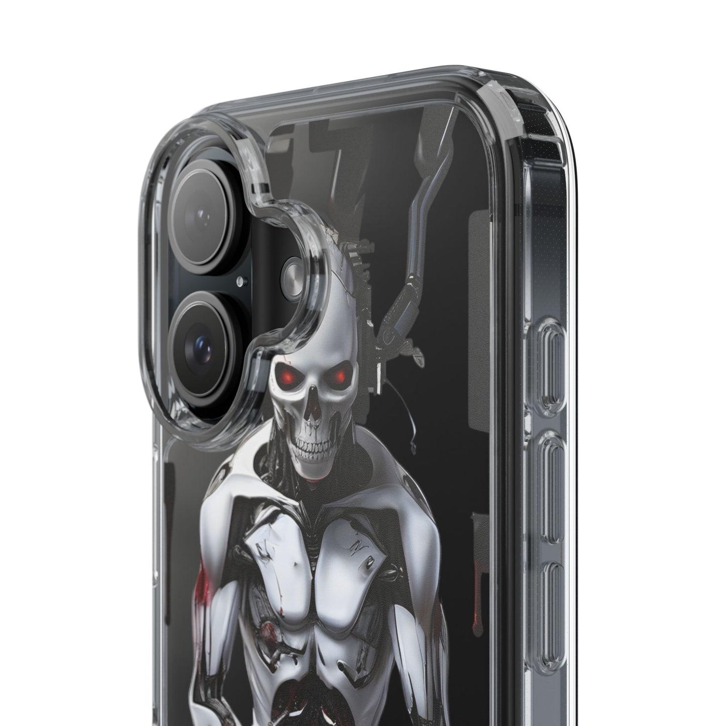 Clear Phone Cases with Cyber Design
