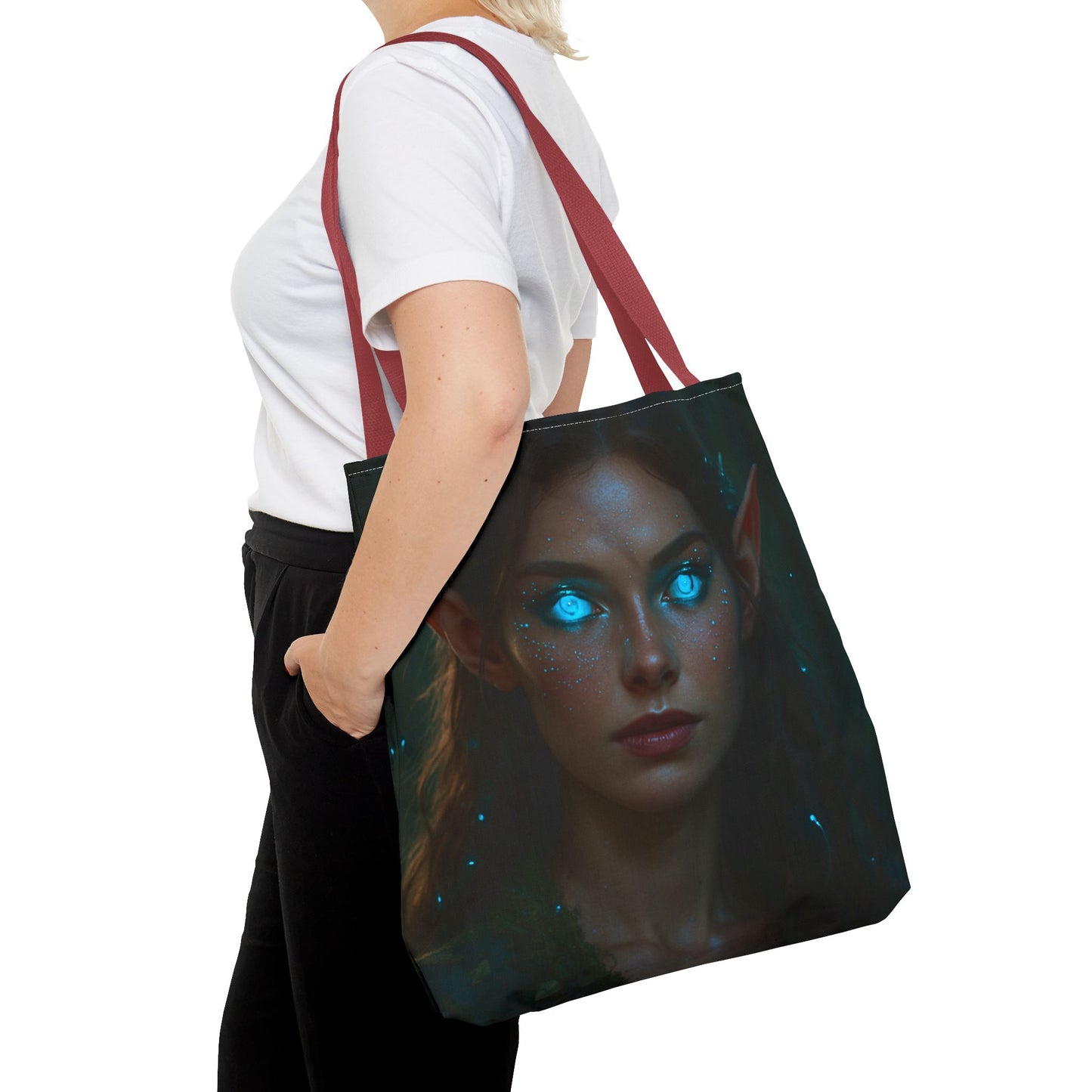 Enchanted Elf Tote Bag | Mystical Shopping Bag, Fantasy Artwork, Gifts for Her, Eco-Friendly Bag, Boho Chic Accessory