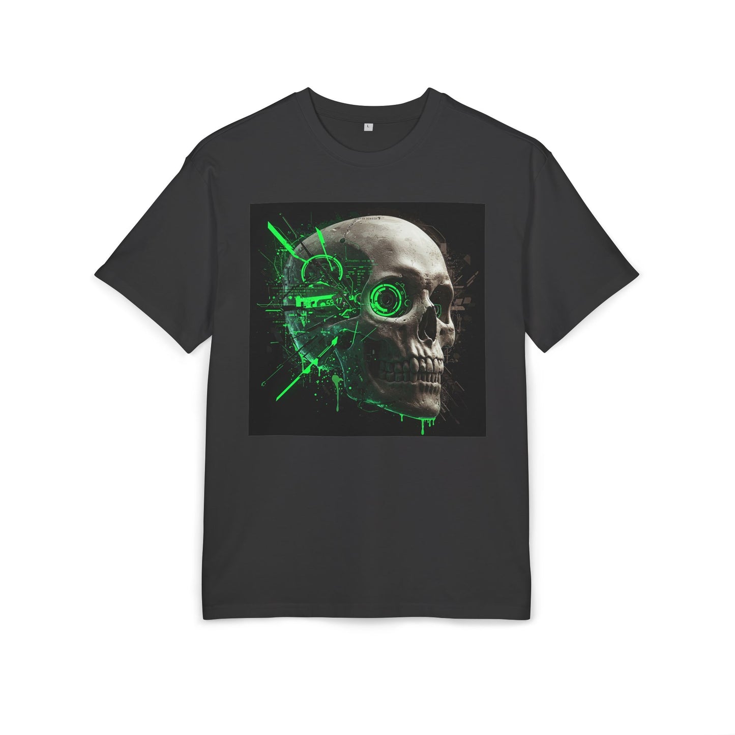 Edgy Graphic Oversize Tee | Skull Design | Streetwear Style, Casual Outfit, Music Festival Essential, Unique Gift, Unisex Apparel