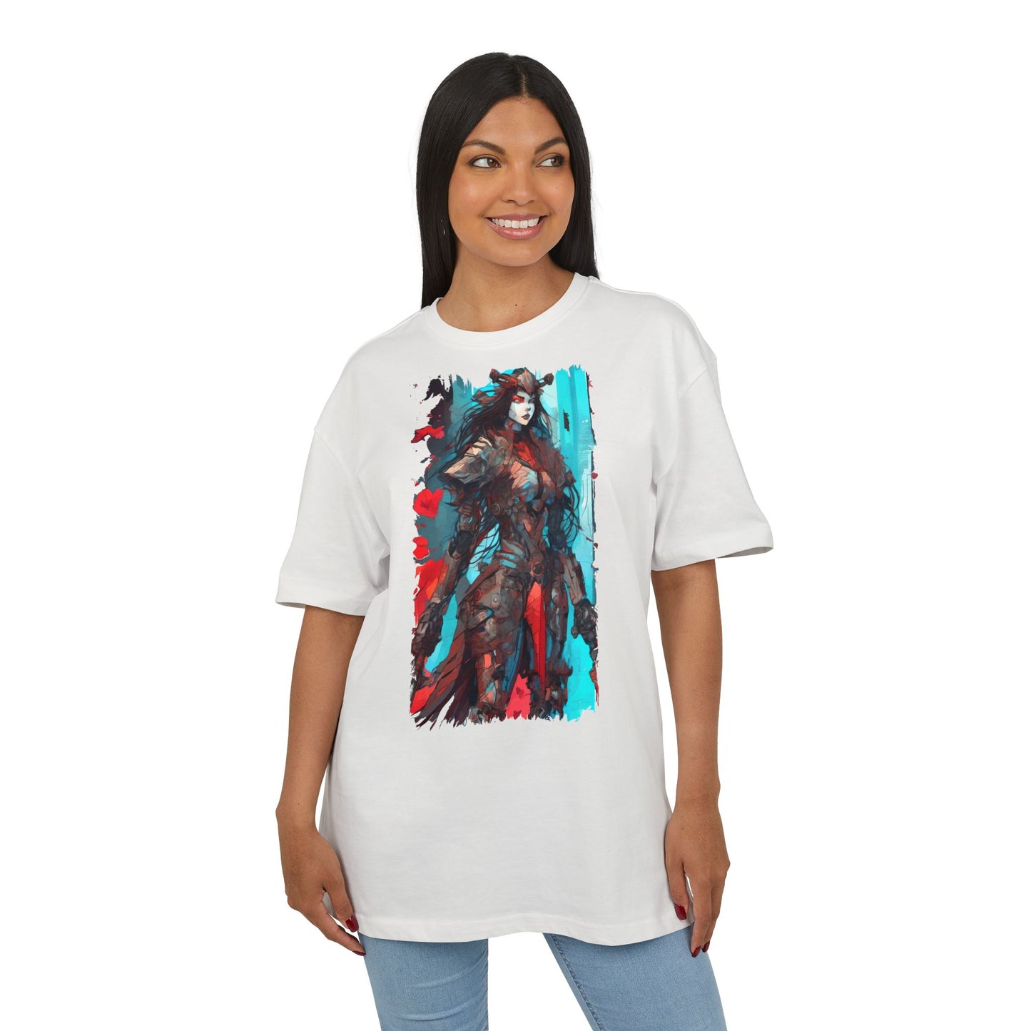 Stylish Graphic Oversize Tee with Fantasy Art, Unisex Casual Shirt, Anime Inspired Tee, Unique Gift for Gamers, Comfortable Everyday Wear