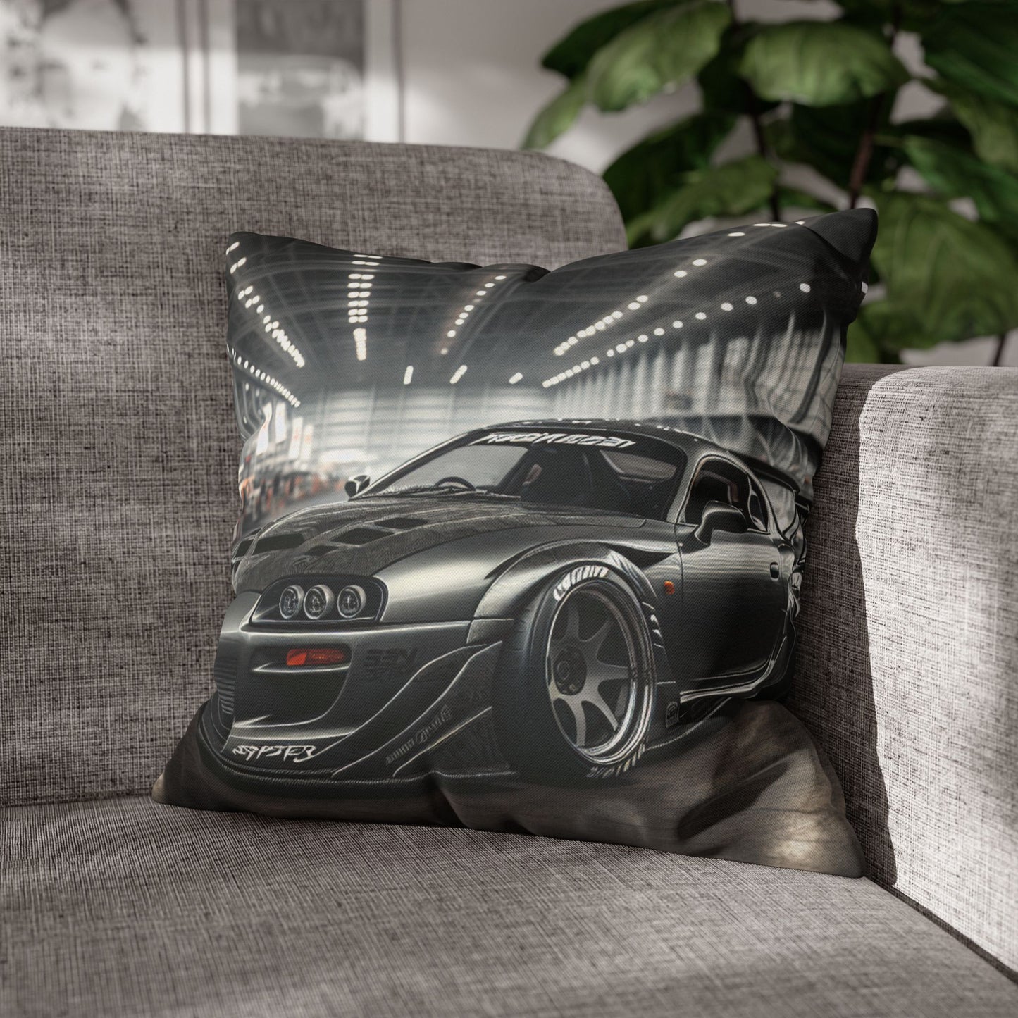Car Enthusiast Pillowcase, Automotive Decor, Gift for Him, Racer Decoration, Motorsport Home Accessories