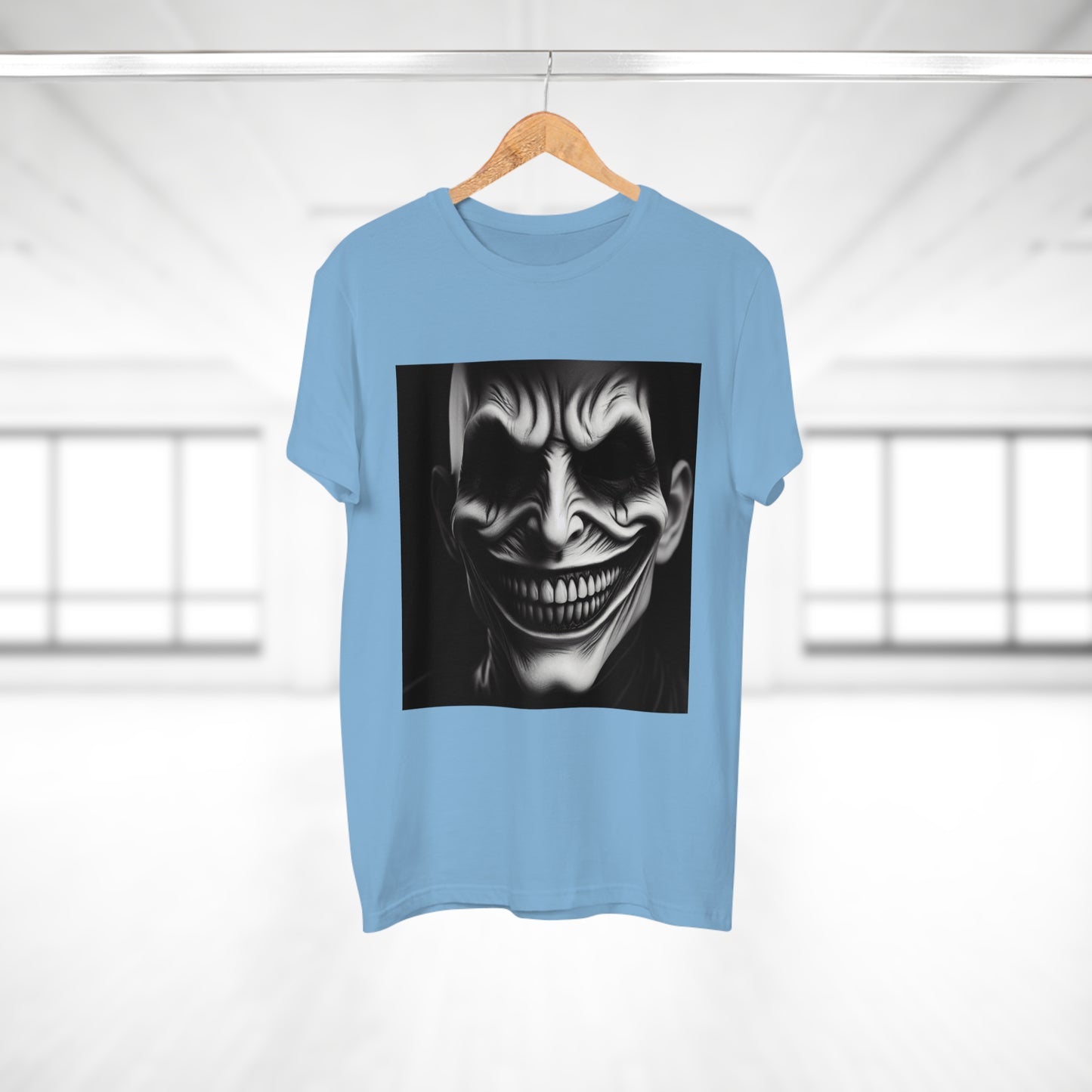 Creepy Clown Unisex T-Shirt - Unisex Graphic Tee for Halloween, Horror Fans, Costume Party, Unique Gift Idea, Spooky Apparel