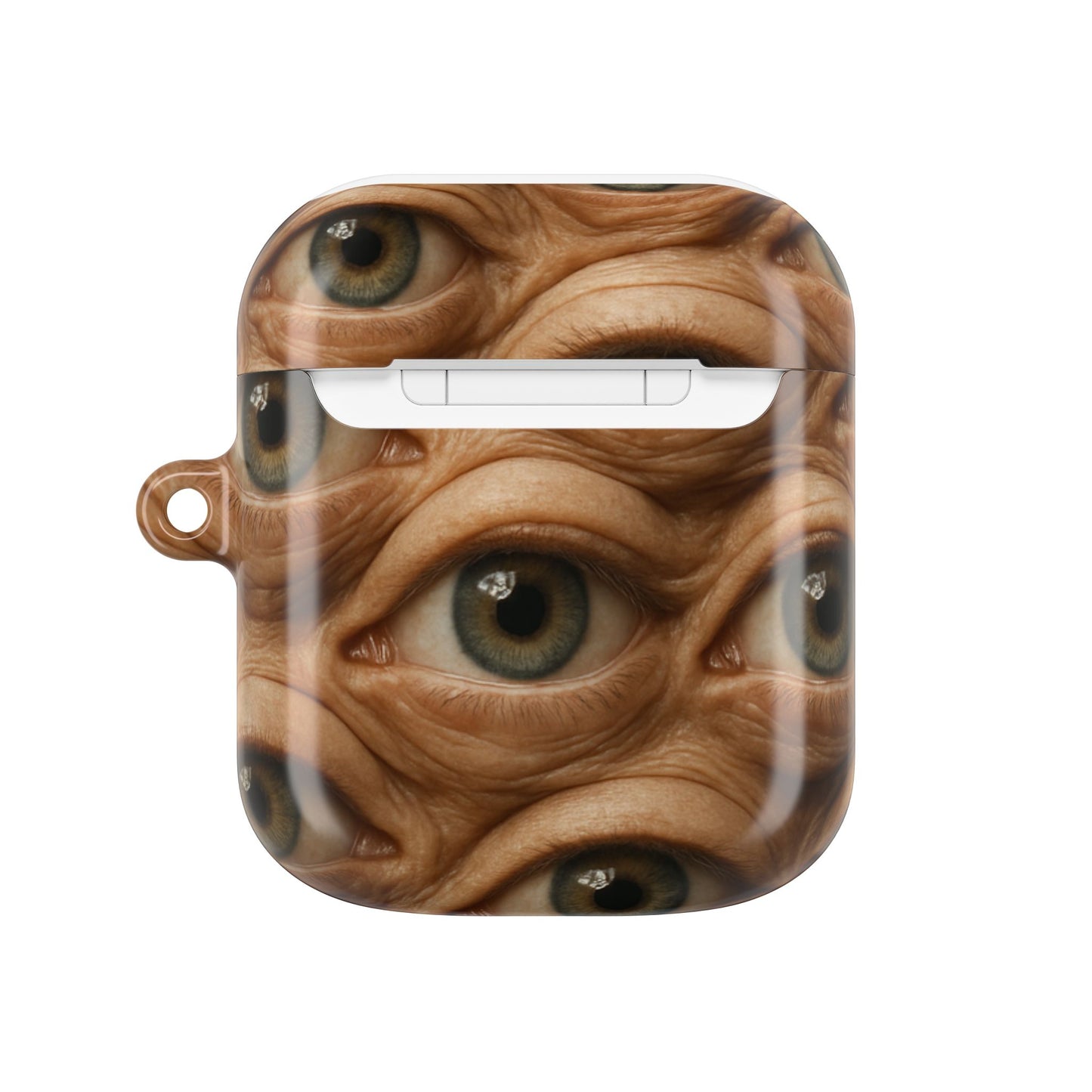 Unique Eye Pattern AirPod Case, Quirky AirPod Cover, Gift for Tech Lovers, Trendy Accessories, Fun Gadget Protection