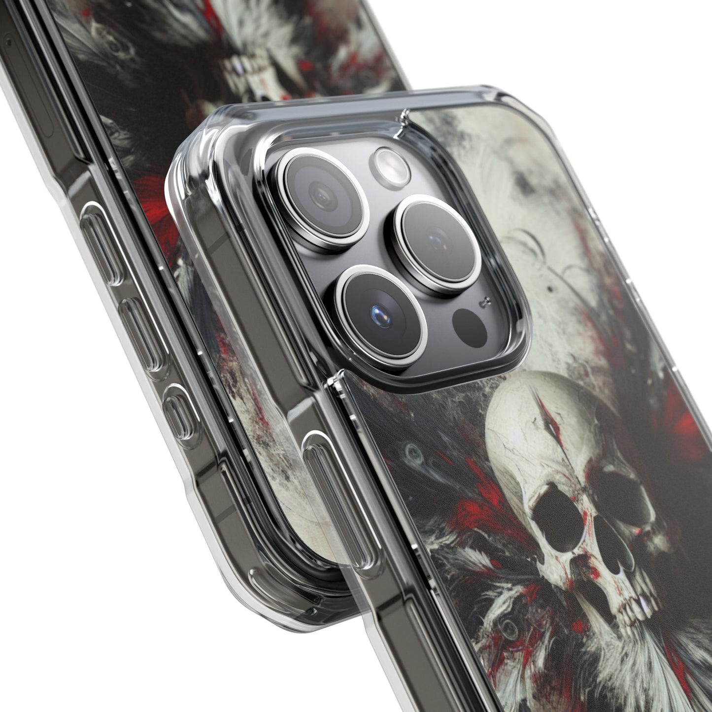 Gothic Skull Phone Case, Unique iPhone Cover, Edgy Smartphone Protector, Halloween Gift, Alternative Accessories