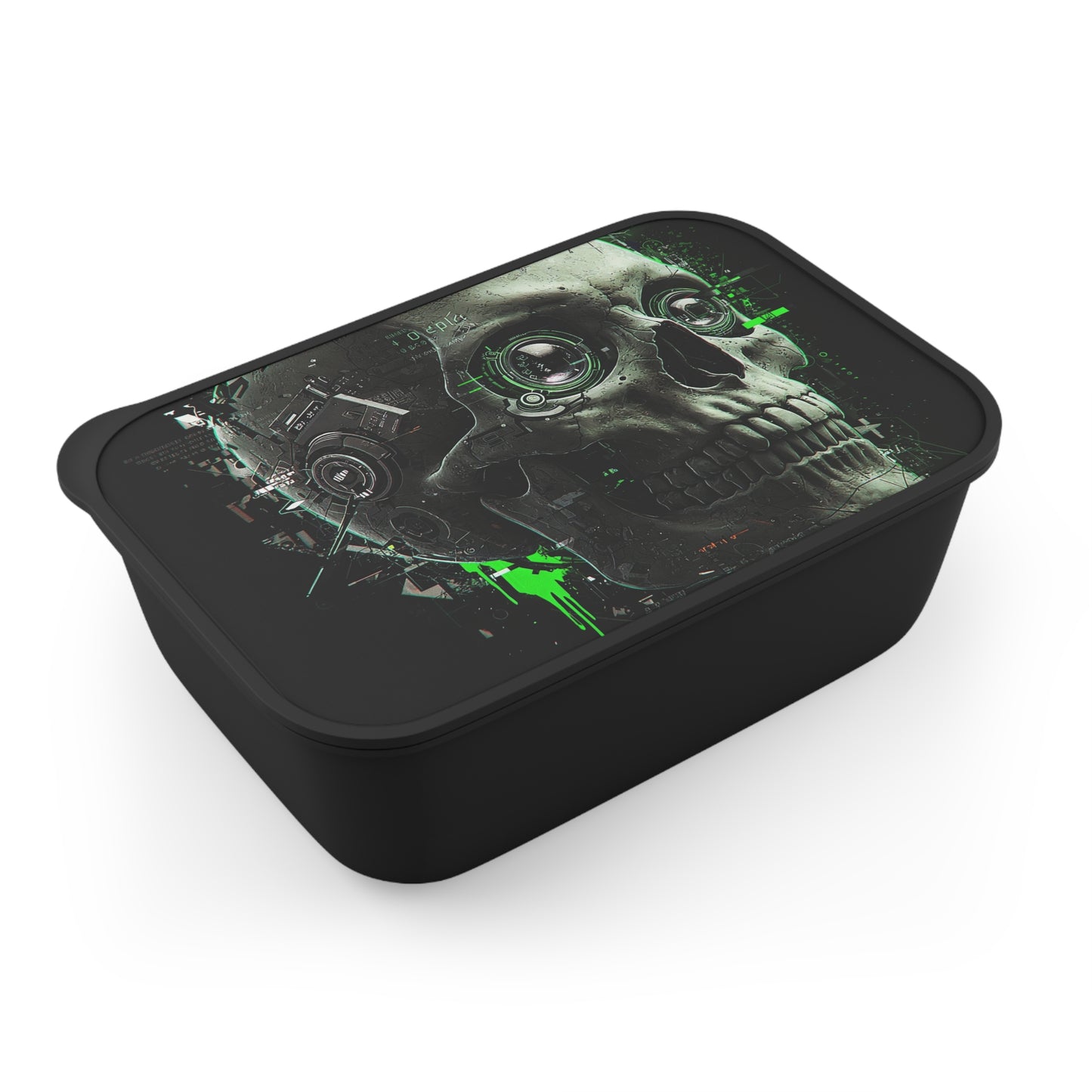 Gothic Skull Bento Box | Cool Lunch Container, Unique Gift for Friends, Meal Prep, Party Favor, Halloween Decor