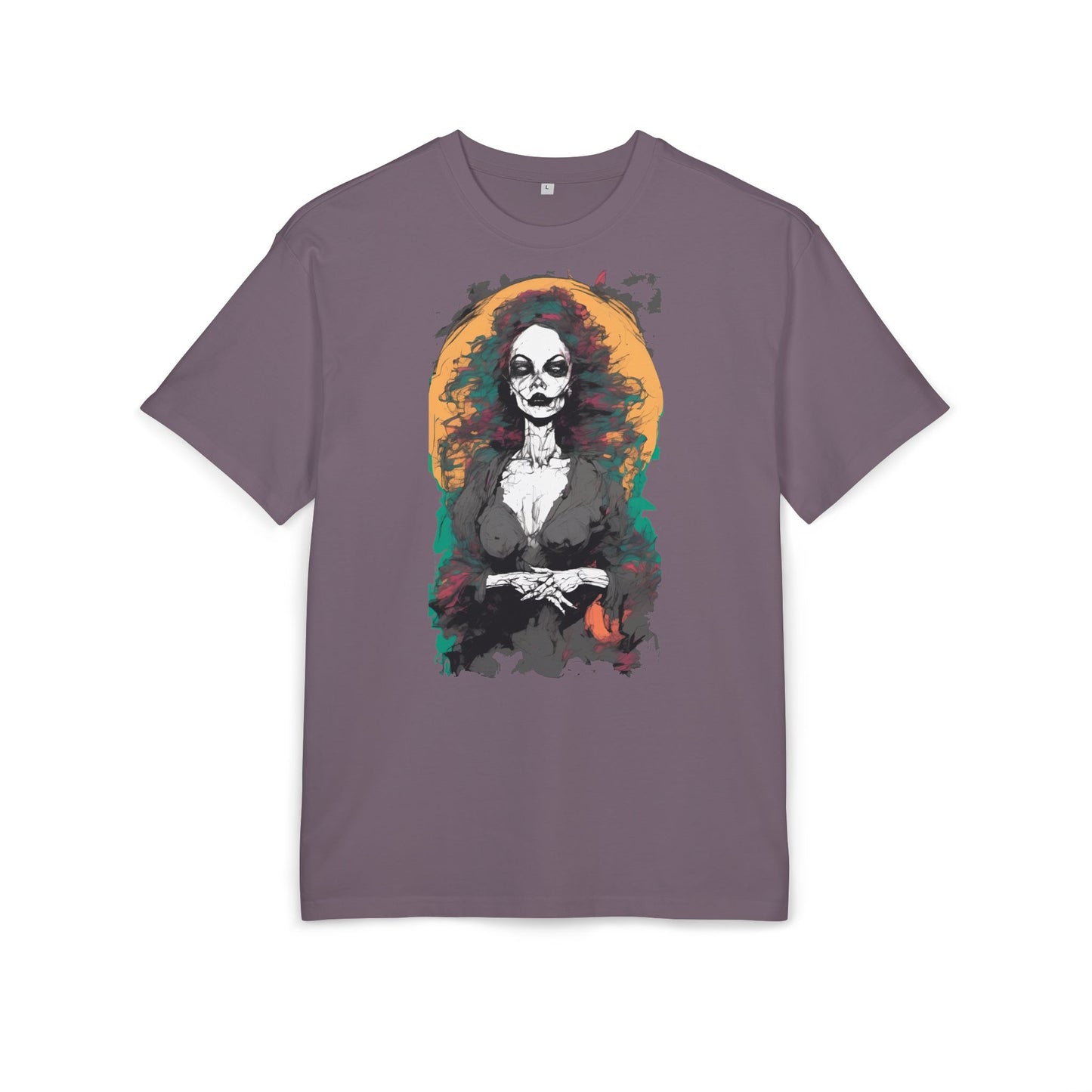 Gothic Art Oversized Tee - Perfect for Halloween Celebrations, Casual Outfits, Gift for Art Lovers, Unique Graphic Tee, Spooky Style