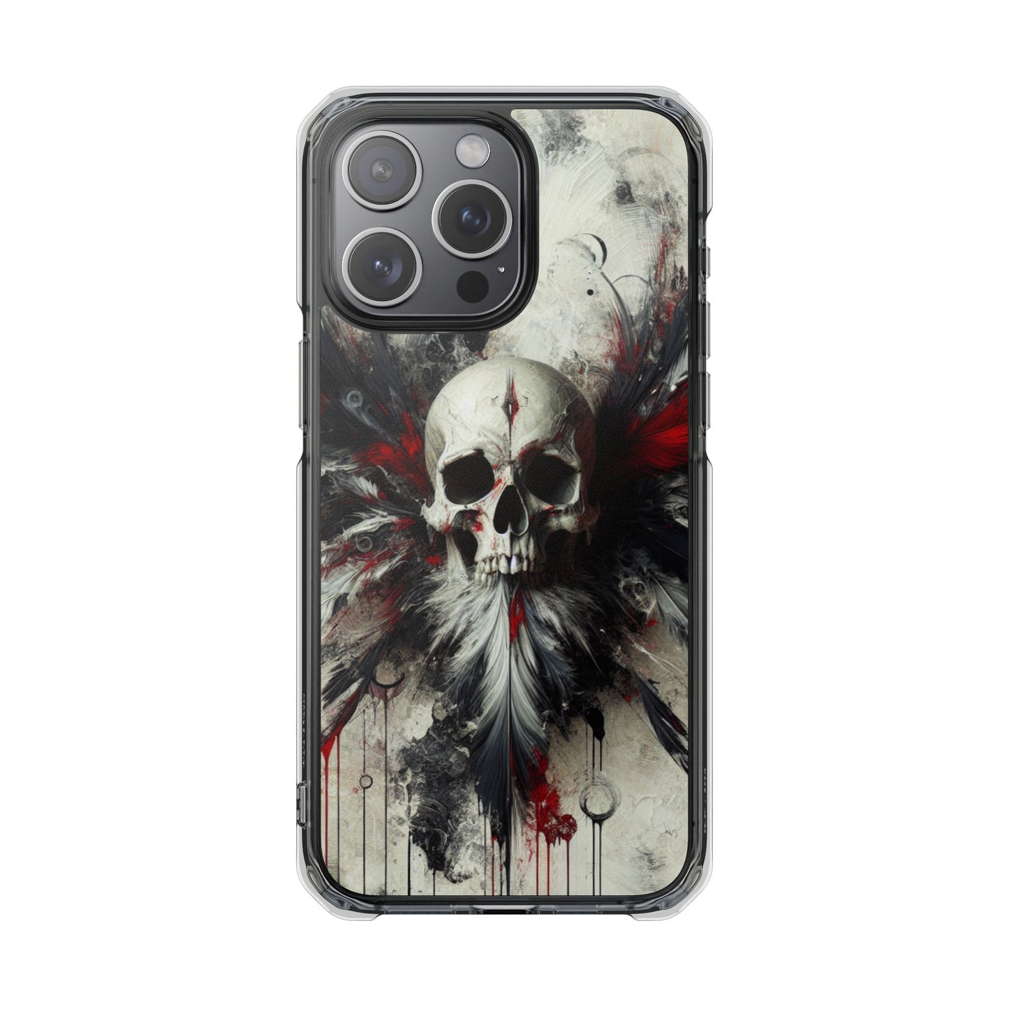 Gothic Skull Phone Case, Unique iPhone Cover, Edgy Smartphone Protector, Halloween Gift, Alternative Accessories