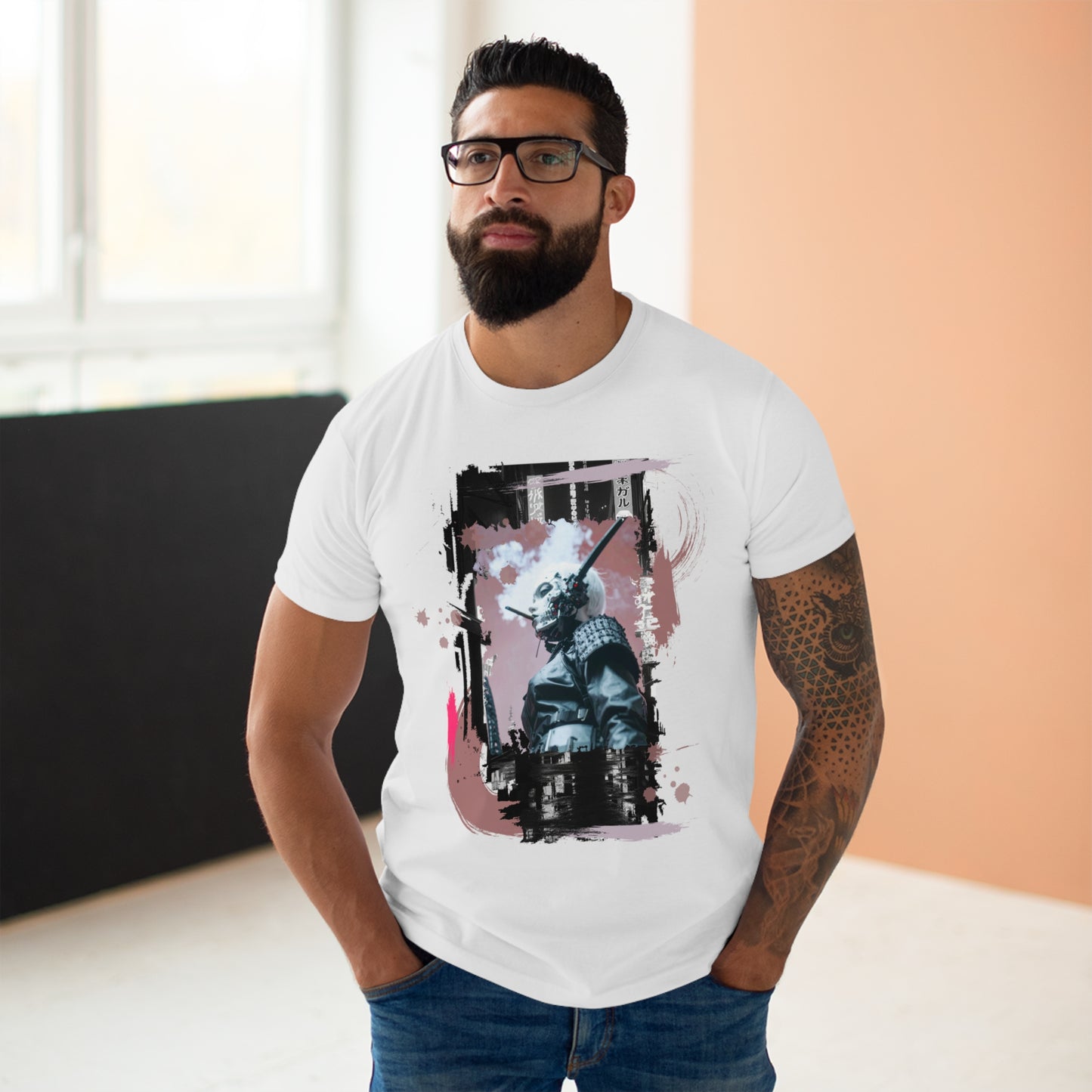 Cool Robot Graphic Tee, Unisex Streetwear Shirt, Unique Gift for Gamers, Casual Style, Art T-Shirt