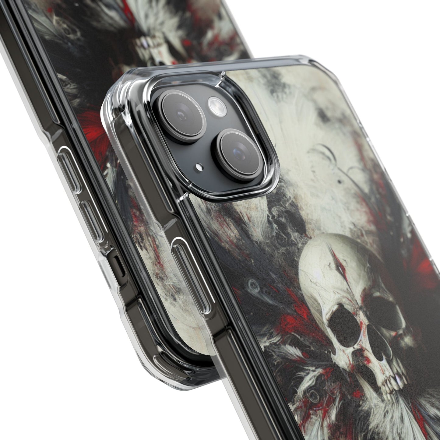 Gothic Skull Phone Case, Unique iPhone Cover, Edgy Smartphone Protector, Halloween Gift, Alternative Accessories
