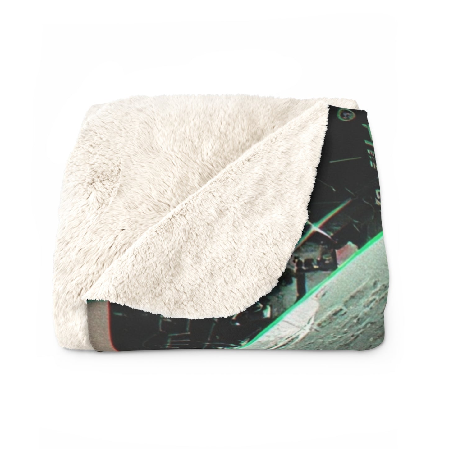 Gamer Skull Sherpa Fleece Blanket - Cozy & Stylish for Nerds