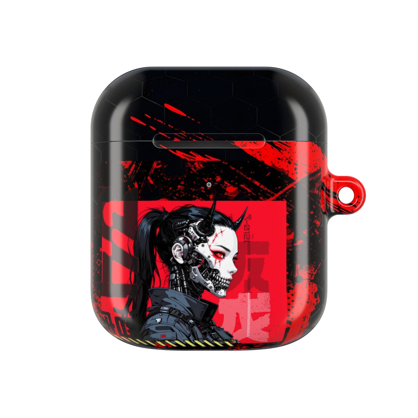 Cyberpunk AirPod Case - Stylish Reactive Design for Tech Lovers, Gifts for Gamers, Modern Charging Case, Unique Earbud Cover
