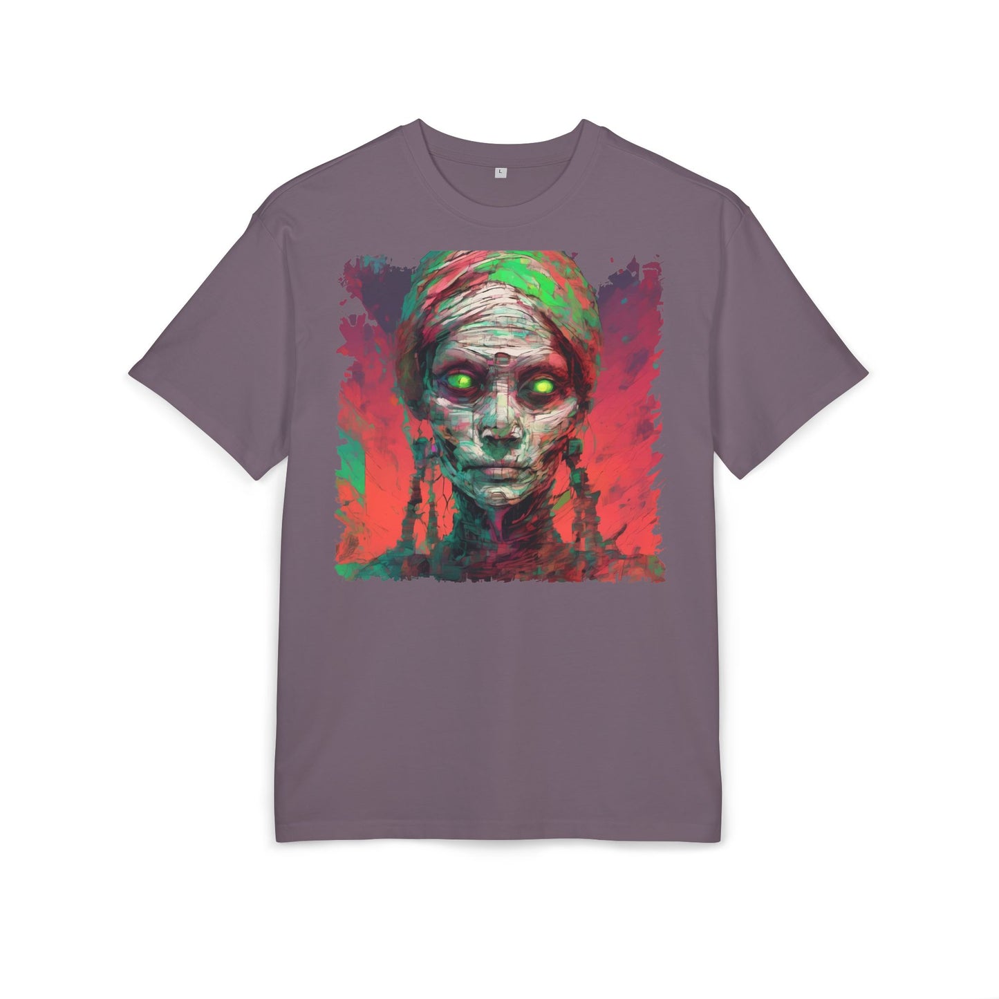 Horror-Inspired Unisex Oversize Tee, Spooky Graphic Shirt, Halloween Outfit, Unique Art Tee, Ghoulish Casual Wear, Perfect for Parties