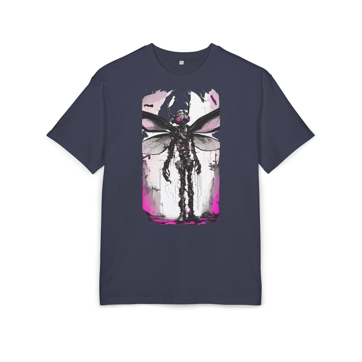Edgy Artistic Oversize Tee, Graphic Tee, Unisex Shirt, Casual Wear, Statement Piece, Gift for Art Lovers