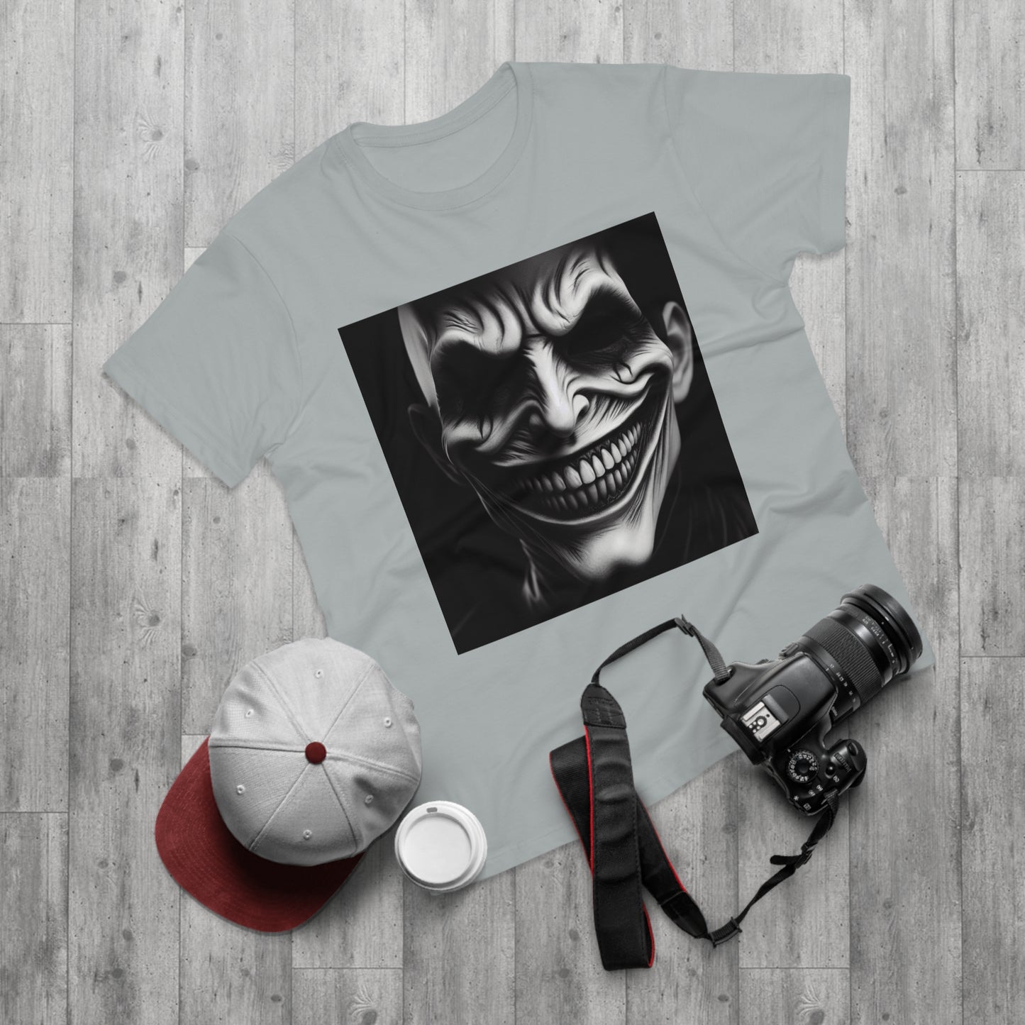 Creepy Clown Unisex T-Shirt - Unisex Graphic Tee for Halloween, Horror Fans, Costume Party, Unique Gift Idea, Spooky Apparel