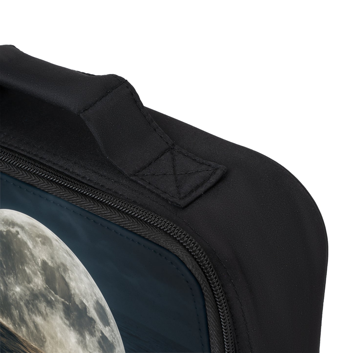 Stylish Moonlit Lunch Bag – Insulated Tote for School, Work, Picnics, Outdoor Adventures, Gift for Space Lovers