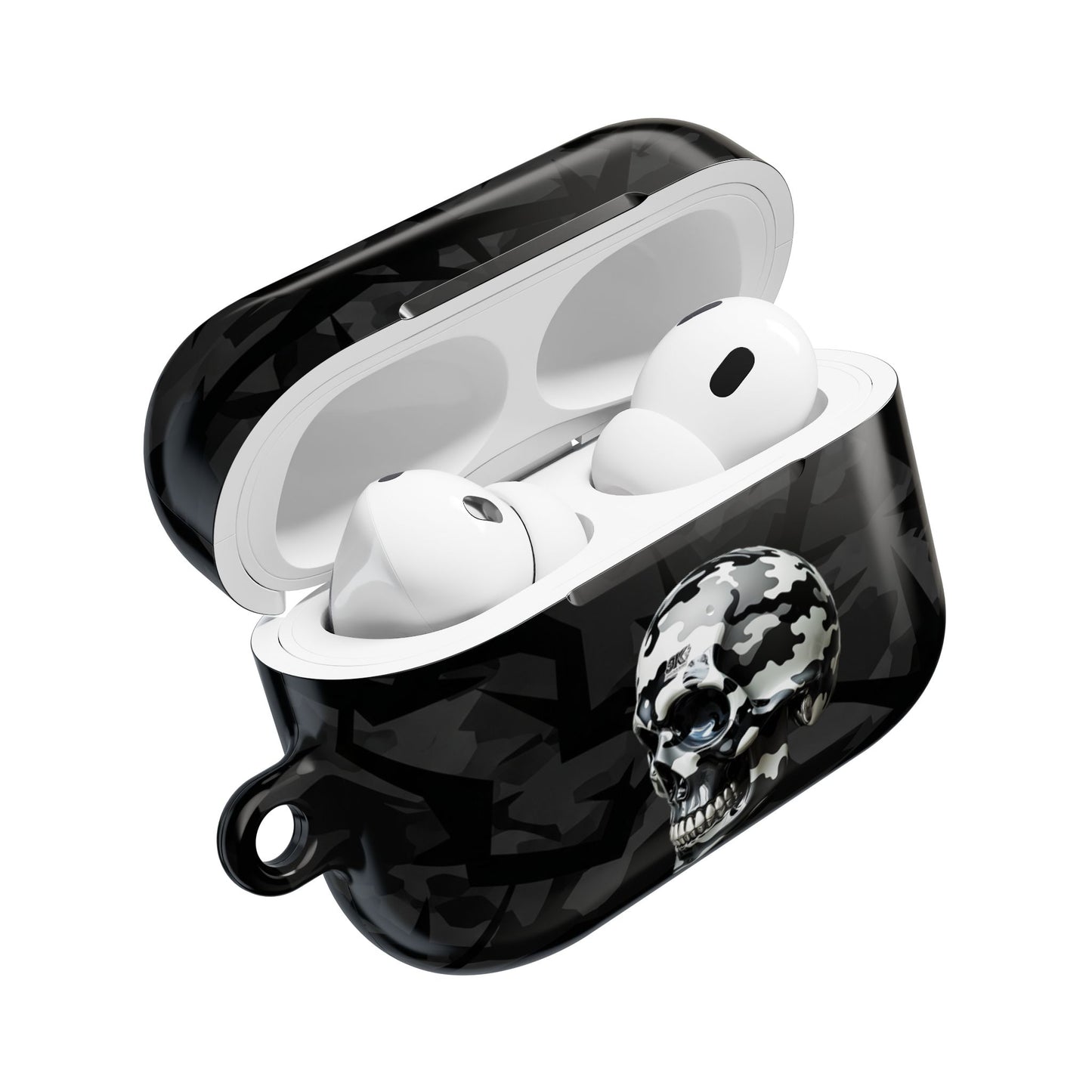 Edgy Skull AirPod Case | Unique Headphone Accessories | Gift for Music Lovers, Tech Enthusiasts, Birthdays, Holidays, Halloween