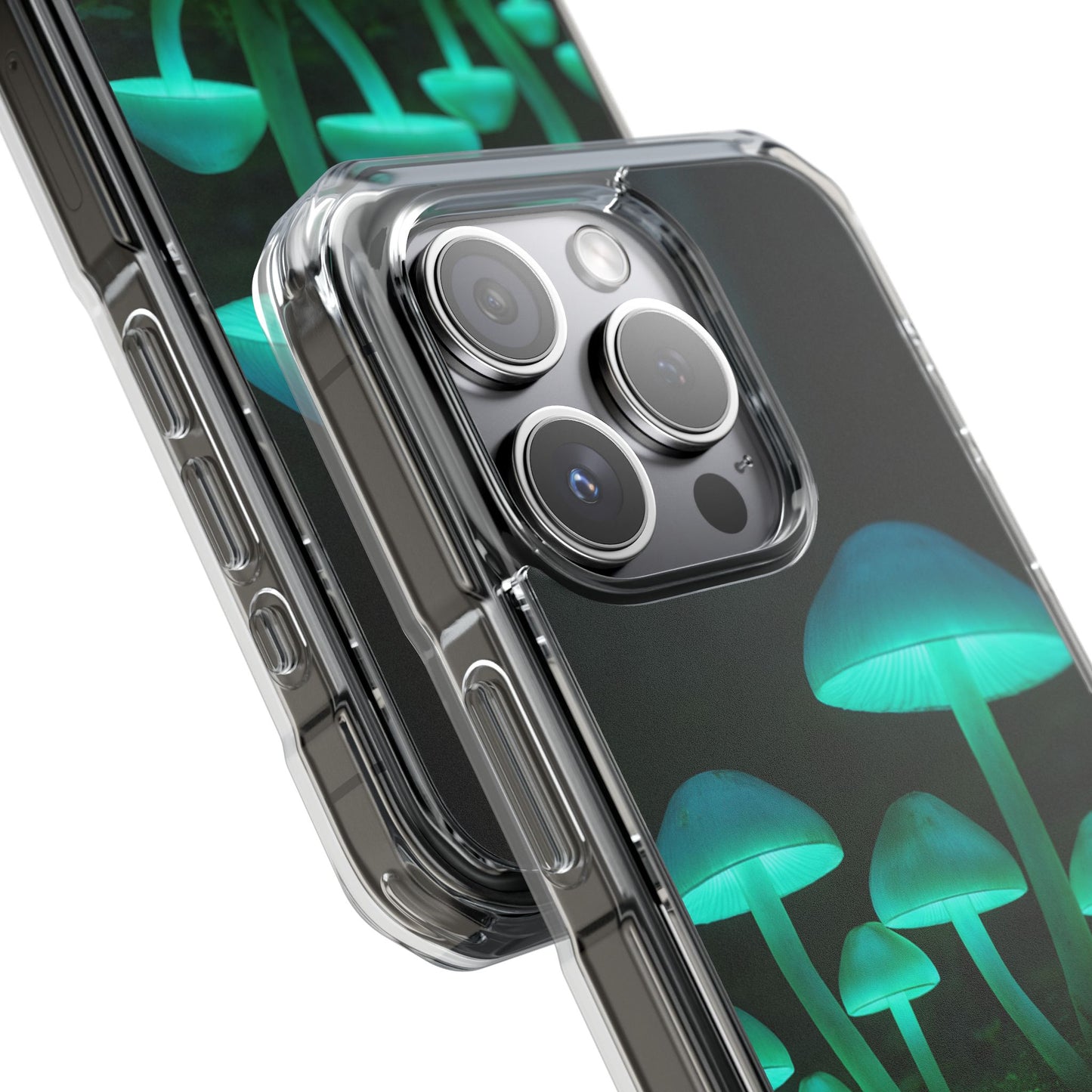 Glowing Mushroom iPhone Case, Unique Cellphone Protector, Gift for Nature Lovers, Eco-Friendly Tech Accessory