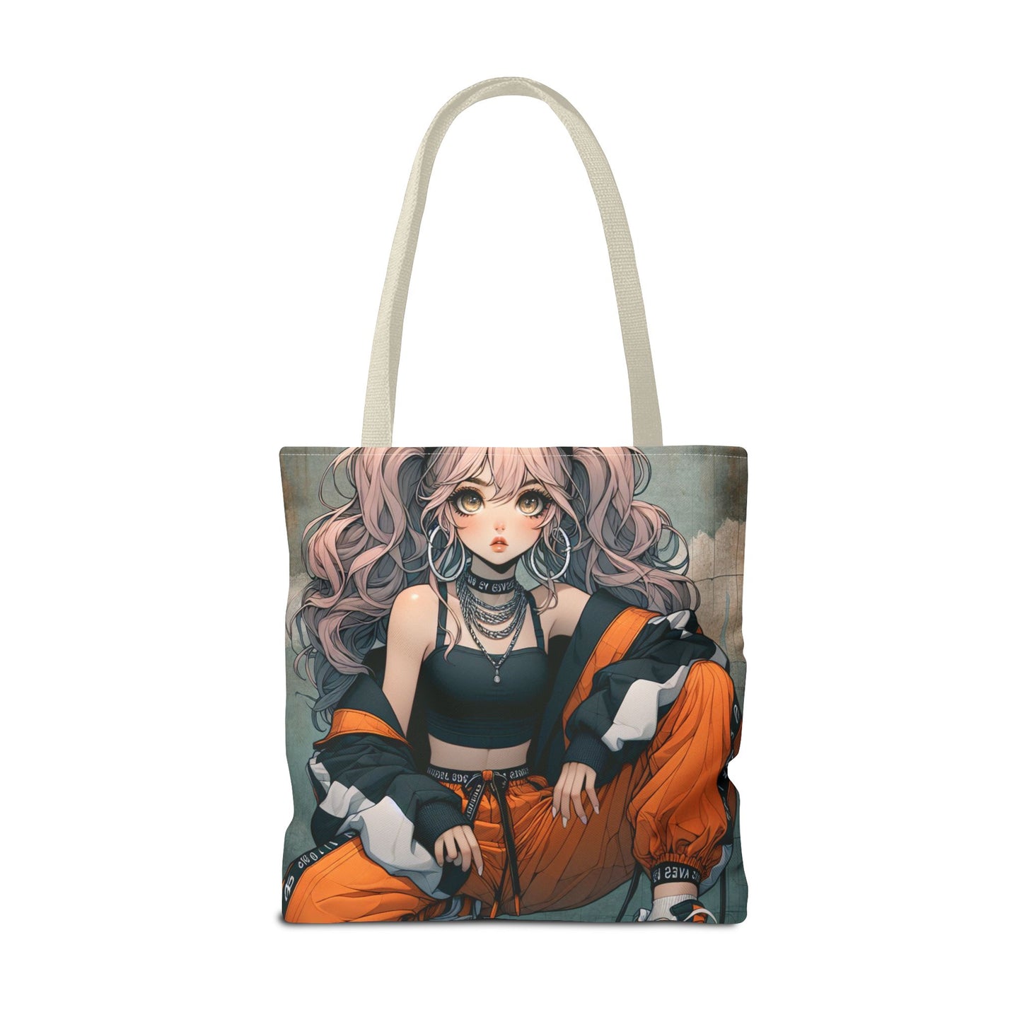 Stylish Anime Tote Bag, AOP Art Bag, Gift for Anime Lovers, Trendy Shopper Bag, Unique Fashion Accessory, Everyday Use Tote