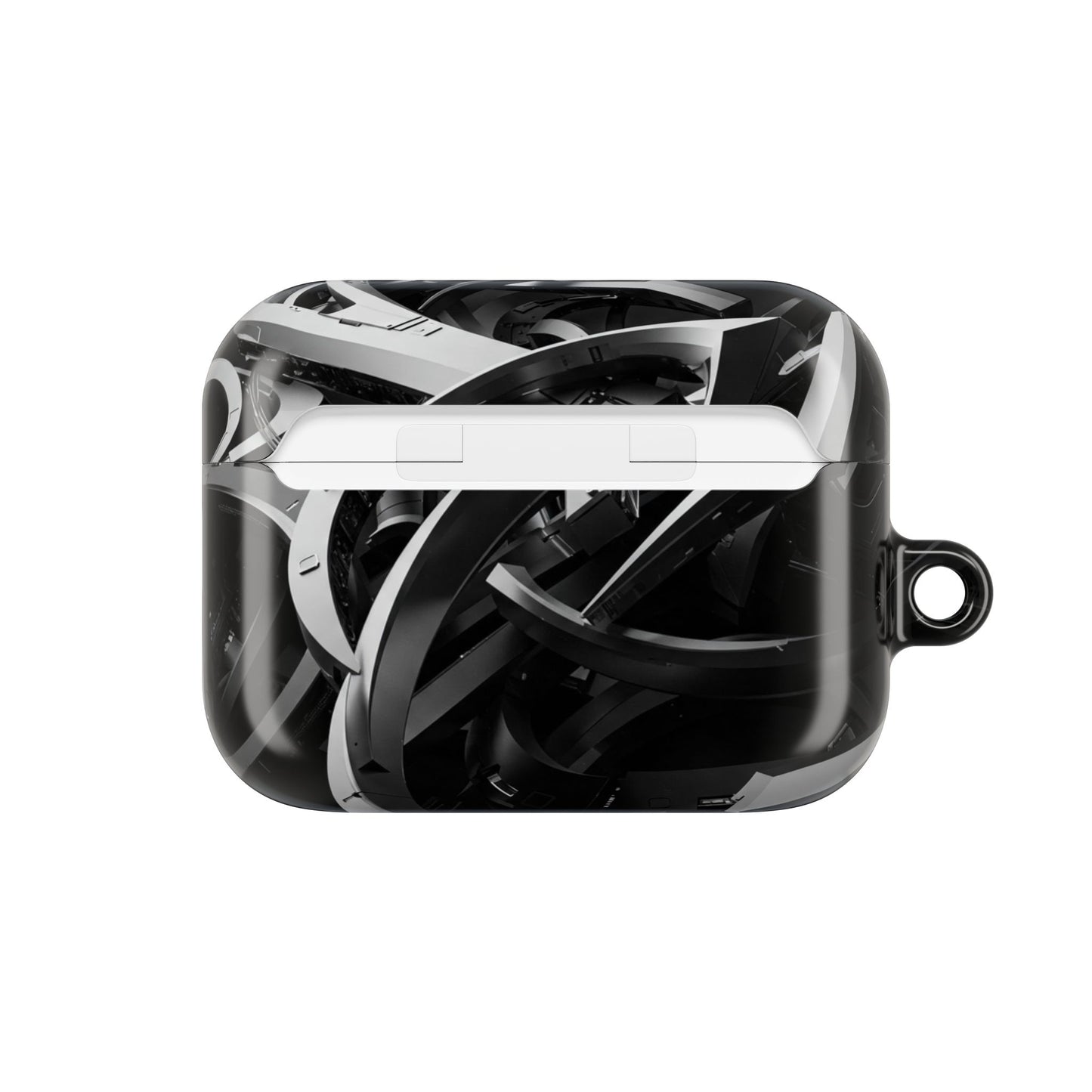 Futuristic AirPod Case with Tech-Inspired Design, Cyberpunk AirPods Holder, Stylish Accessory for Music Lovers, Gift for Gamers
