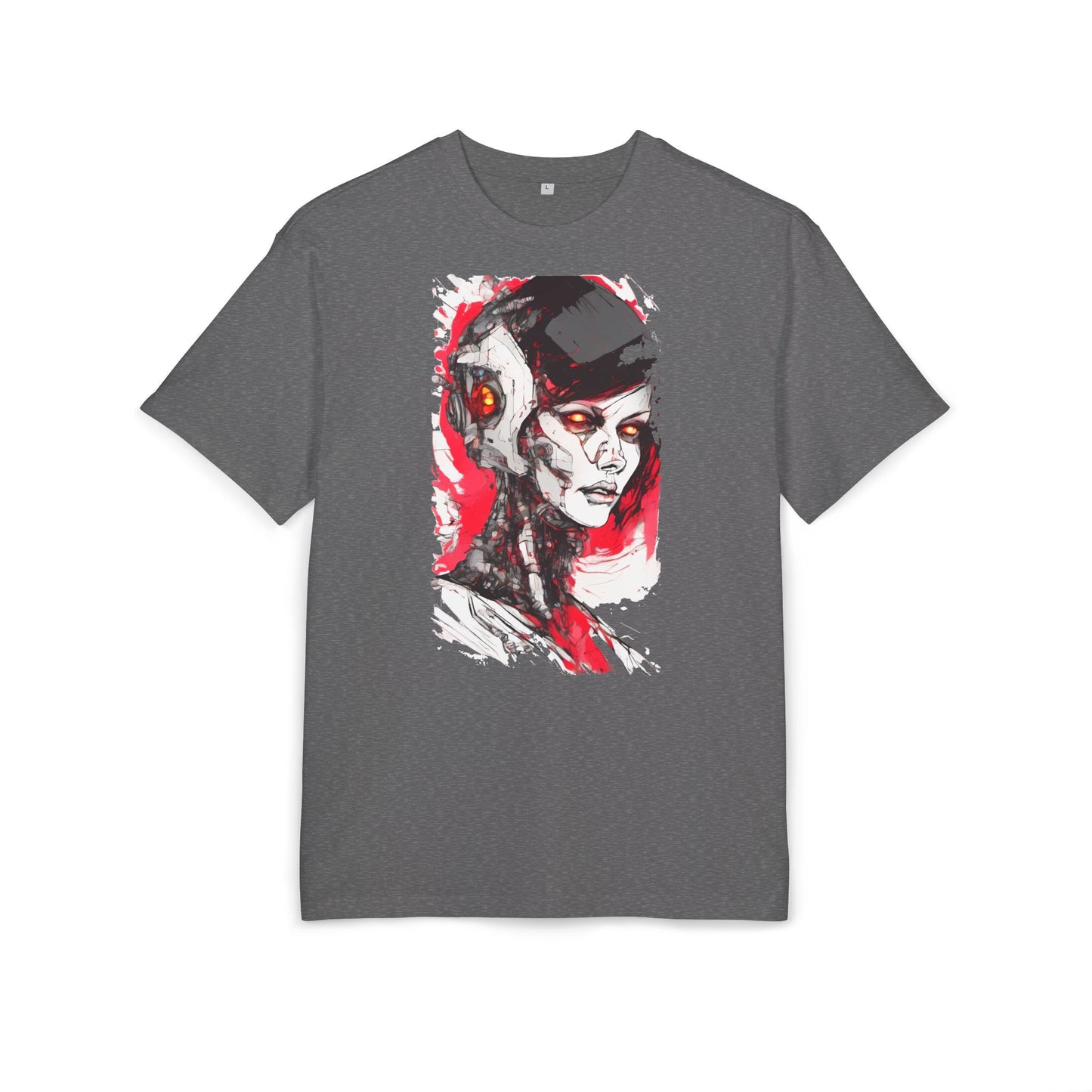 Cyberpunk-Inspired Unisex Heavy Oversize Tee | Graphic Tee, Streetwear, Gift for Gamers, Unique Fashion, Modern Art Apparel