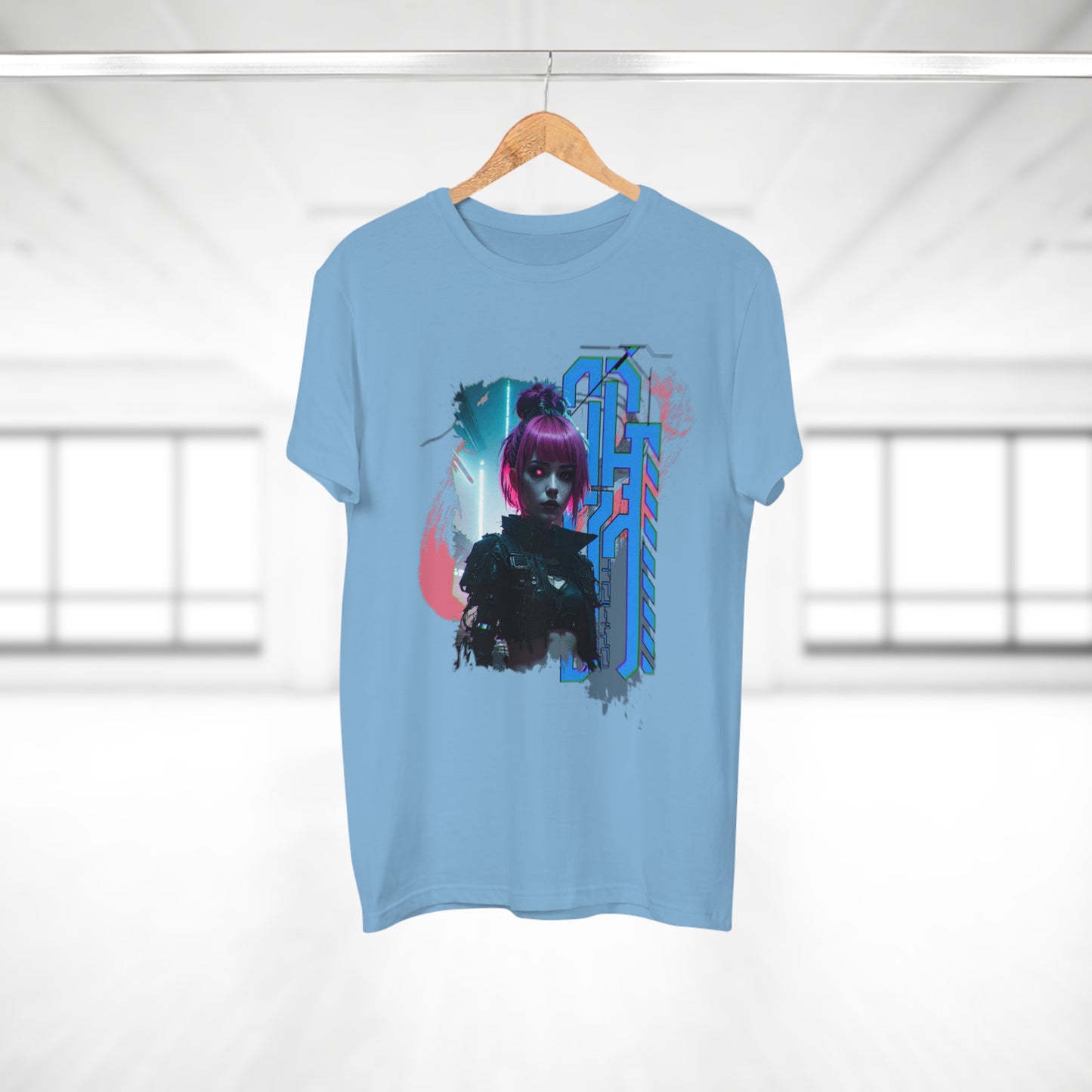 Cyberpunk Art Unisex T-Shirt, Streetwear Tee, Graphic Shirt, Gift for Him, Festival Apparel, Tech-Inspired Fashion