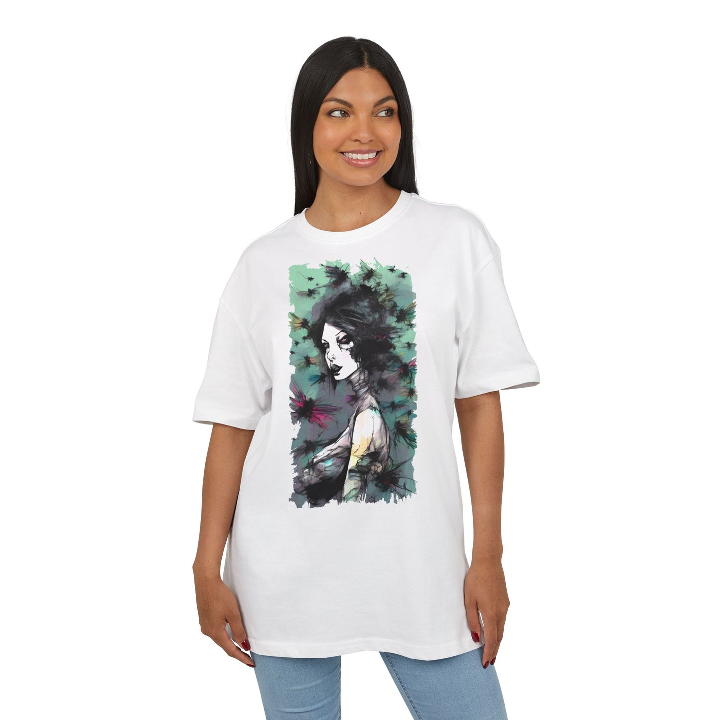 Artistic Oversize Tee - Unique Graphic Shirt for Creative Souls, Comfortable Fashion for Art Lovers, Unisex Casual Wear