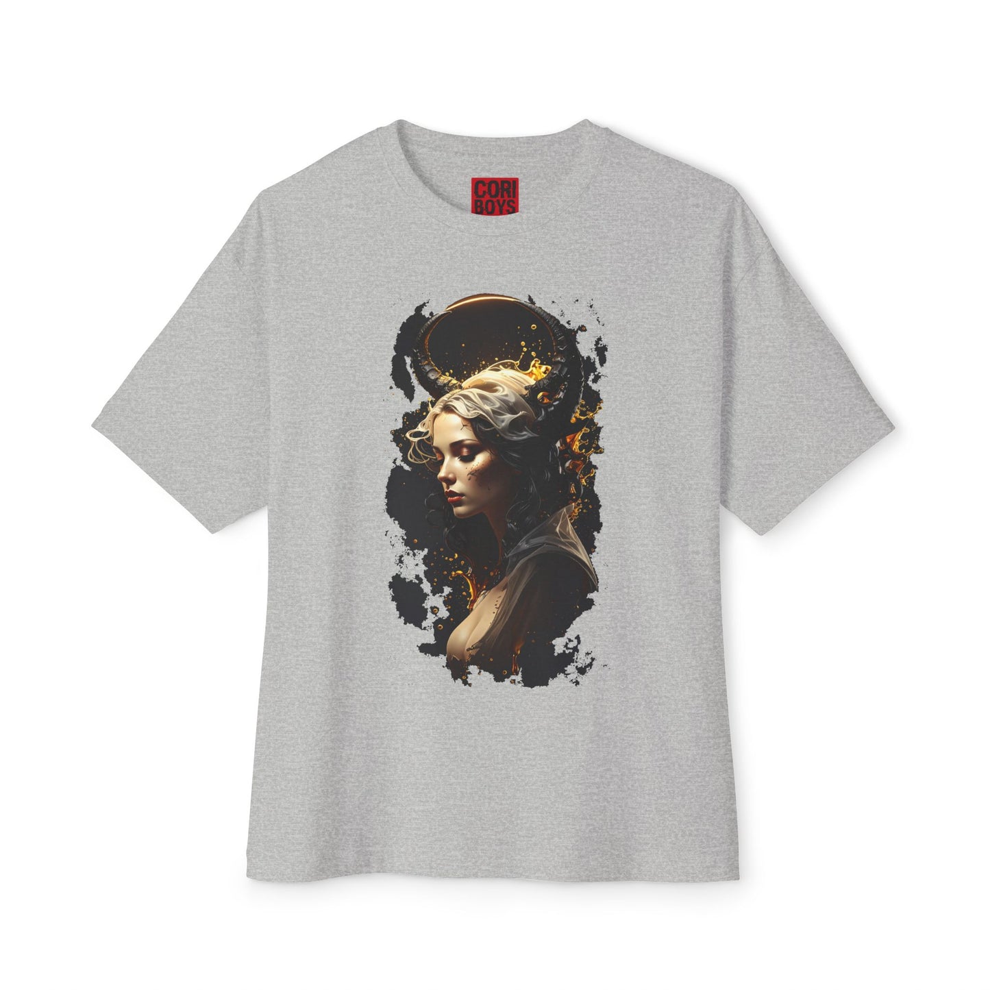 Artistic Oversized Tee with Abstract Portrait, Unisex Graphic Tee, Casual Streetwear, Perfect Gift for Art Lovers, Unique Summer Shirt