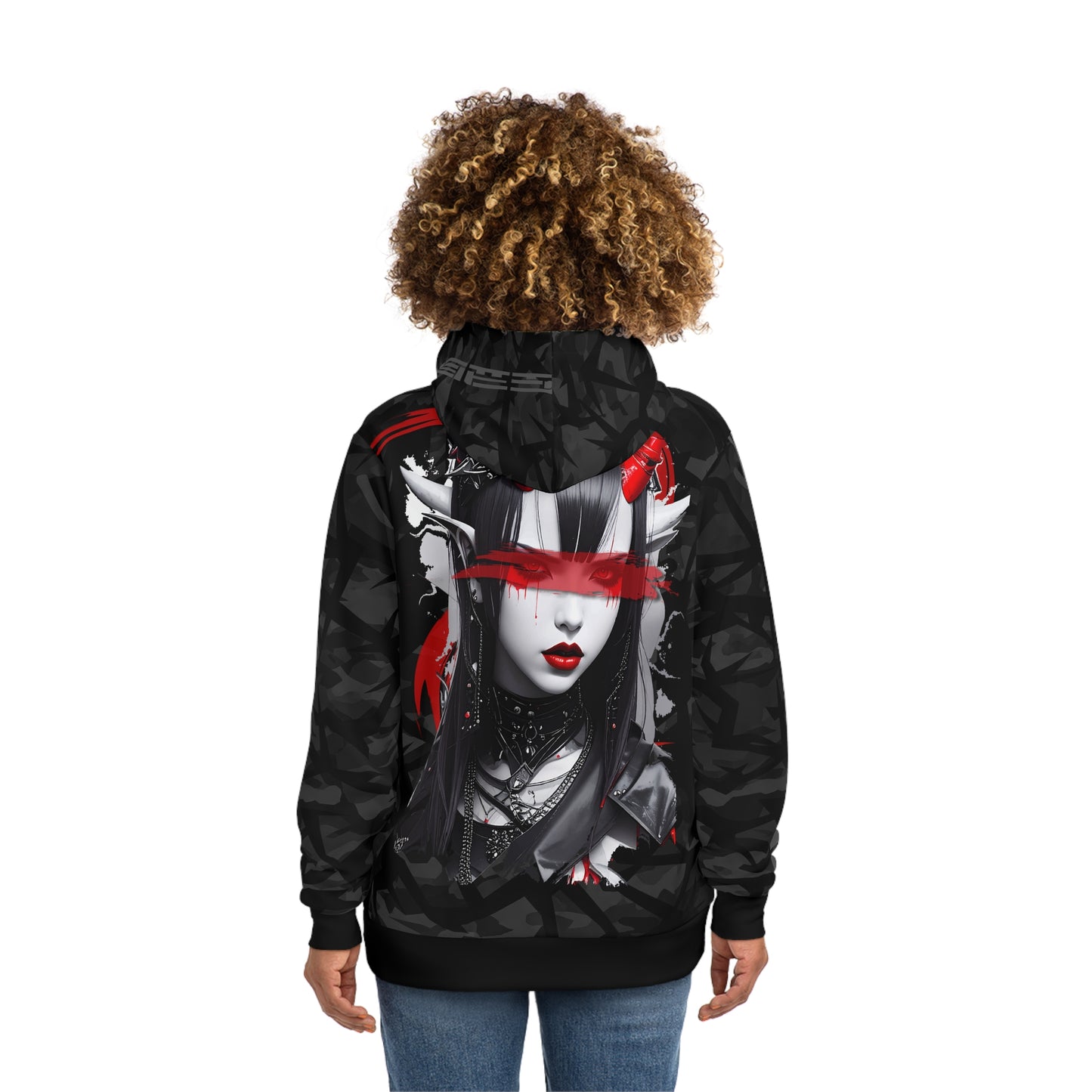 Edgy Streetwear Hoodie, Urban Fashion, Graphic Sweatshirt, Statement Piece, Gothic Apparel, Perfect for Gifting