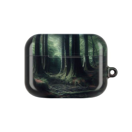 Nature-Inspired AirPod Cases, Forest Style Protective Cover, Eco-Friendly Gift for Nature Lovers, Tech Accessory for Travel