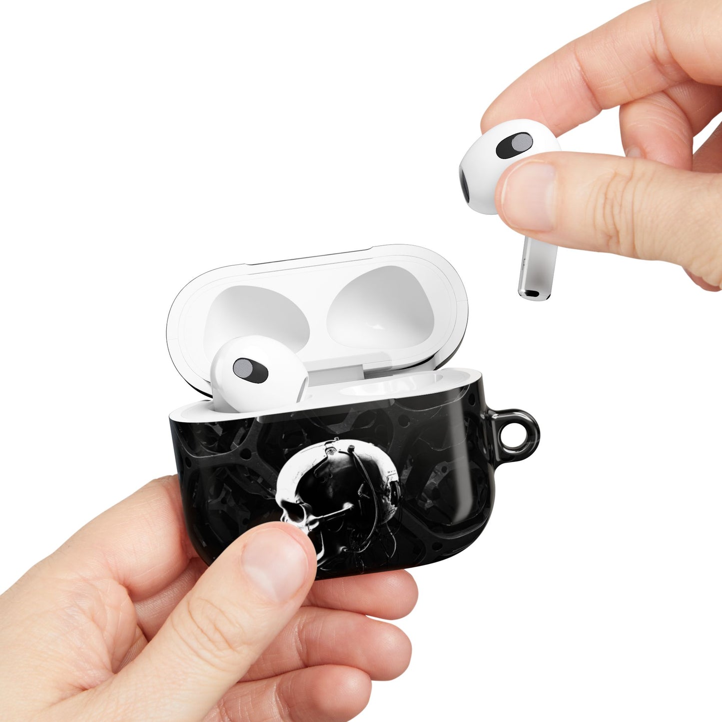 Stylish Skull AirPod Cases, Trendy AirPod Cover, Unique Earbuds Protector, Tech Accessory, Gift for Music Lovers