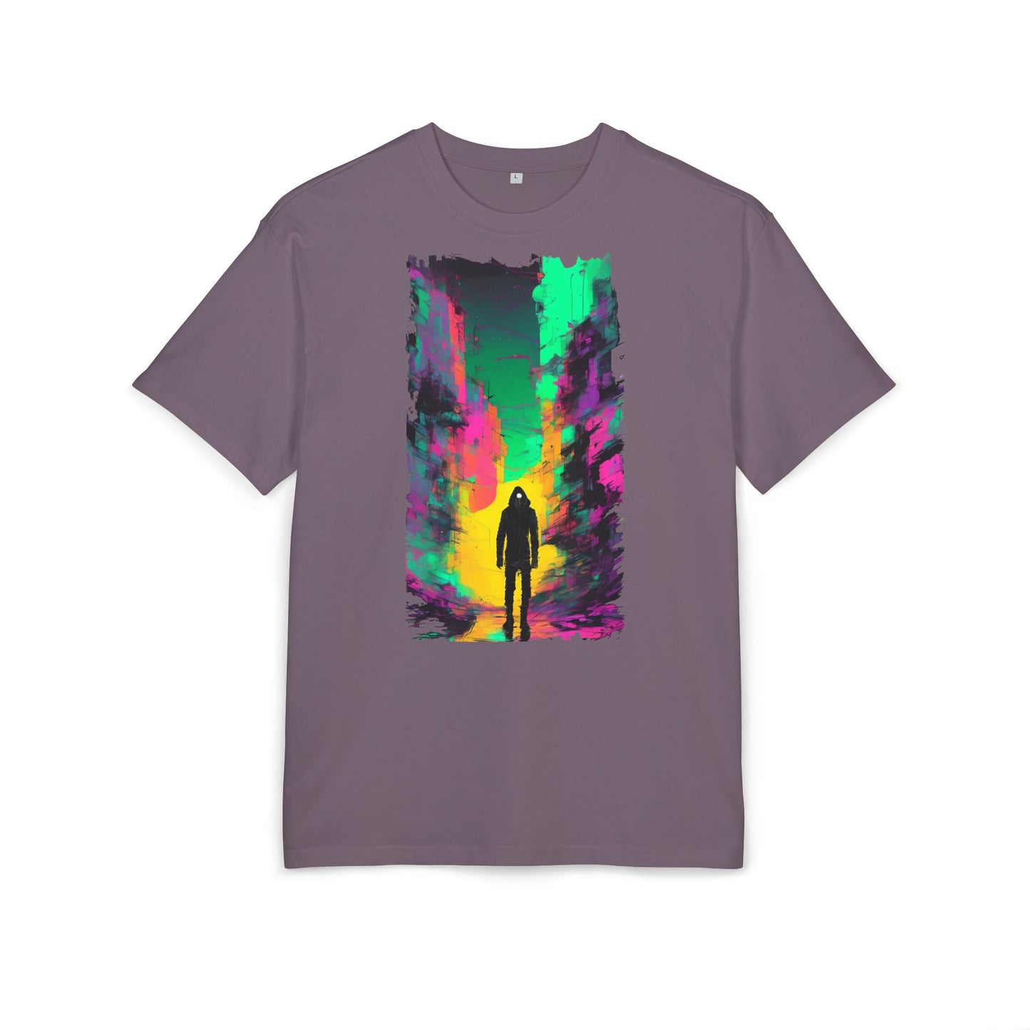 Vibrant Nature-Inspired Oversize Tee, Boho Graphic Tee, Unisex T-Shirt for Adventurers, Colorful Casual Wear, Nature Lover Gift