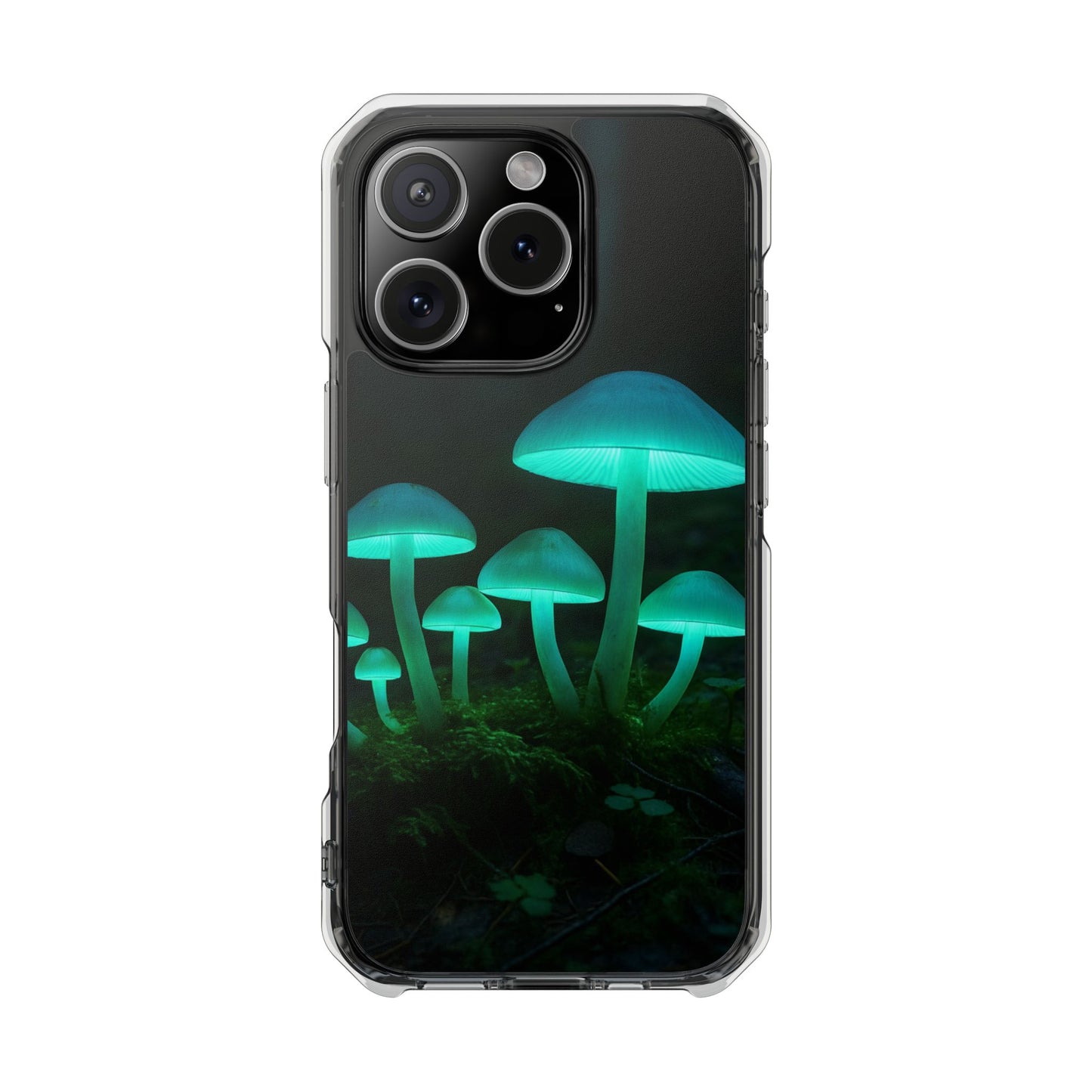 Glowing Mushroom iPhone Case, Unique Cellphone Protector, Gift for Nature Lovers, Eco-Friendly Tech Accessory