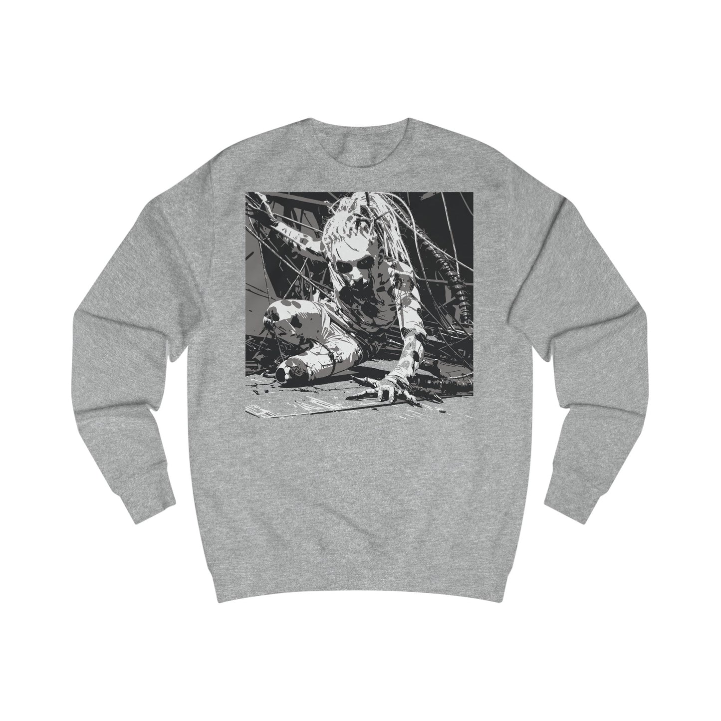 Artistic Unisex Sweatshirt - Ideal for Casual Wear, Gifts, Art Lovers, Streetwear Style, Cozy Fall Layering