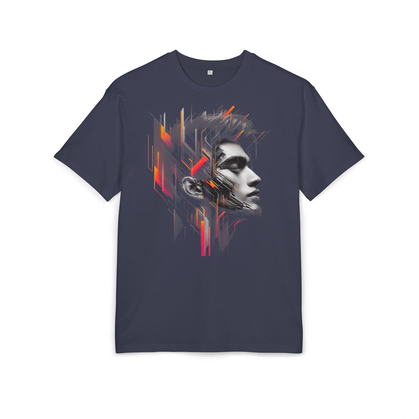 Artistic Oversize Tee - Modern Abstract Design