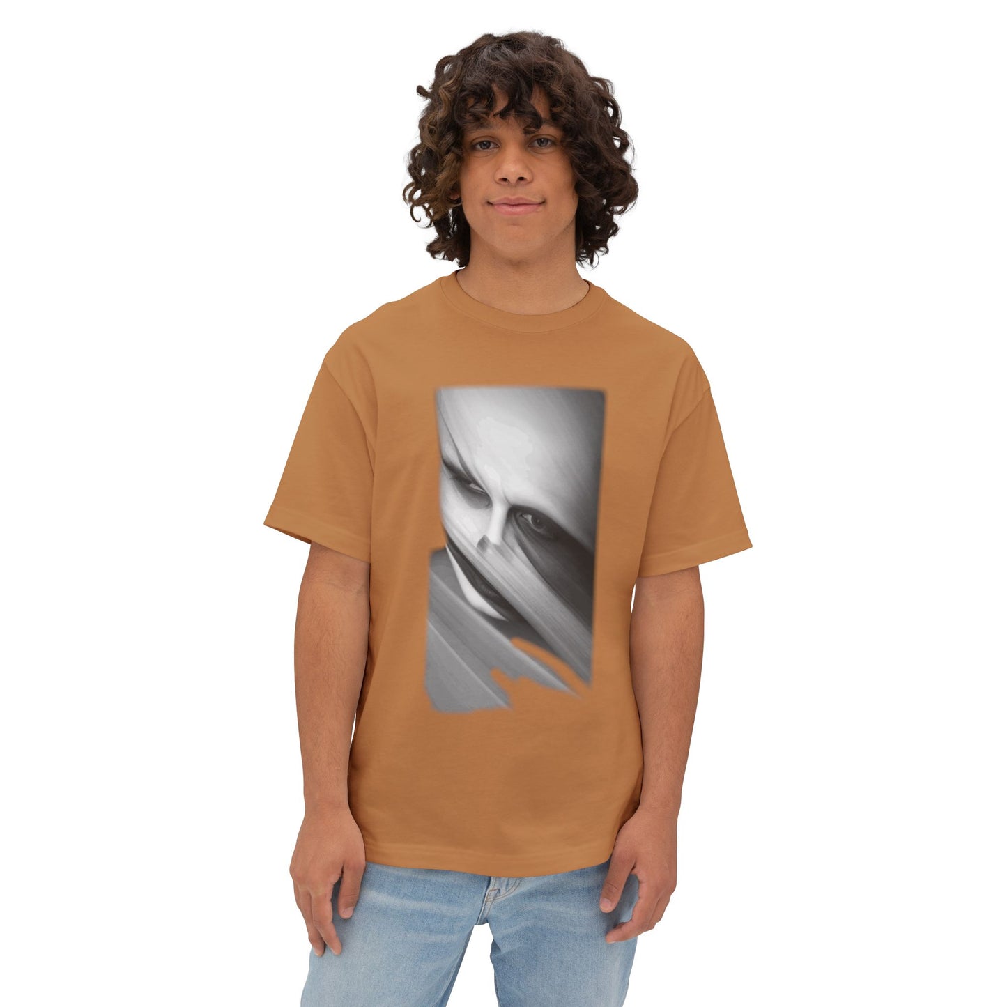 Artistic Unisex Oversized Tee, Trendy Streetwear Top, Graphic Tee for Casual Wear, Aesthetic Gift for Art Lovers, Fashion Statement Shirt