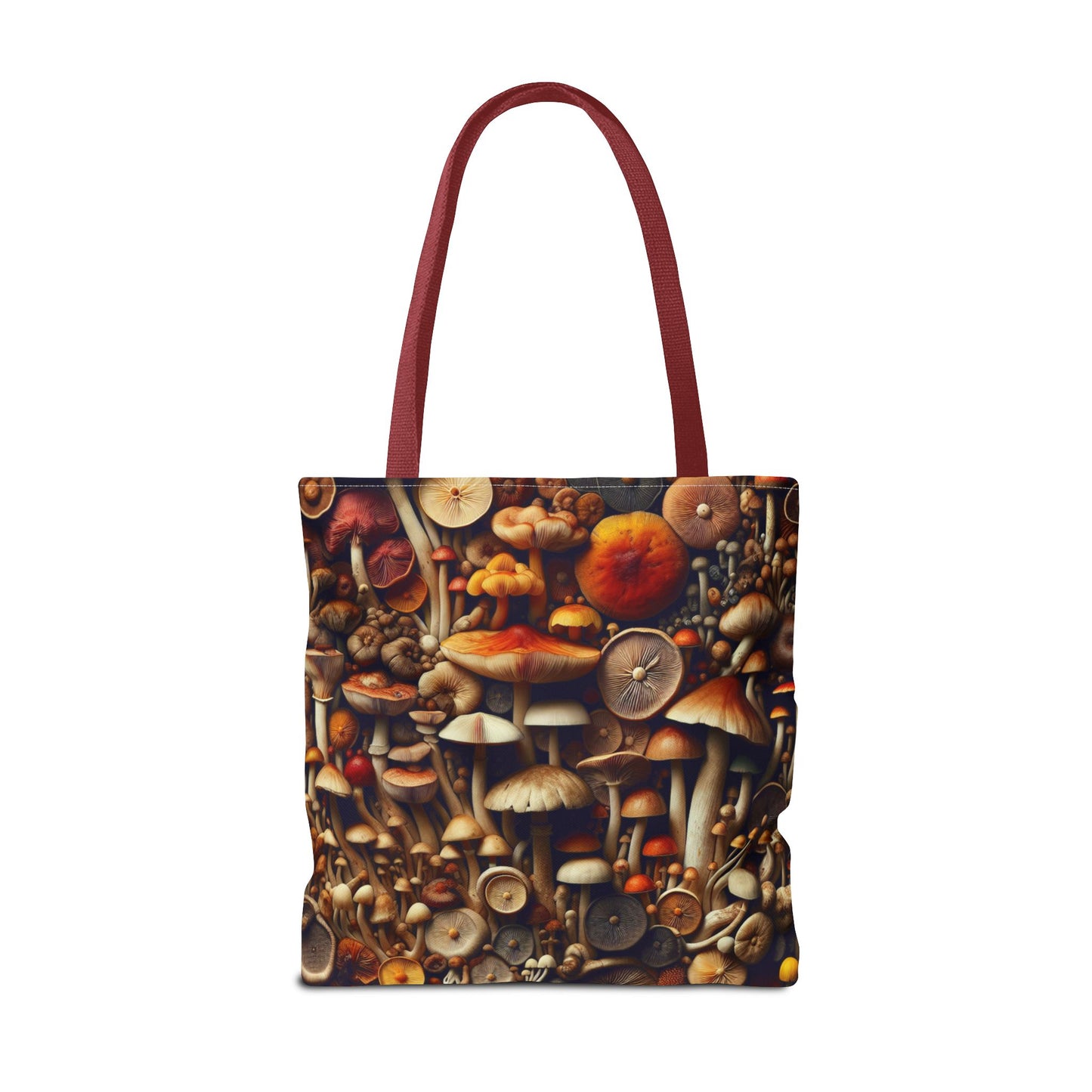 Mushroom Print Tote Bag - Eco-Friendly, Stylish, Nature-Inspired, Perfect for Gifting, Everyday Use, Farmers Market, Bohemian Vibe