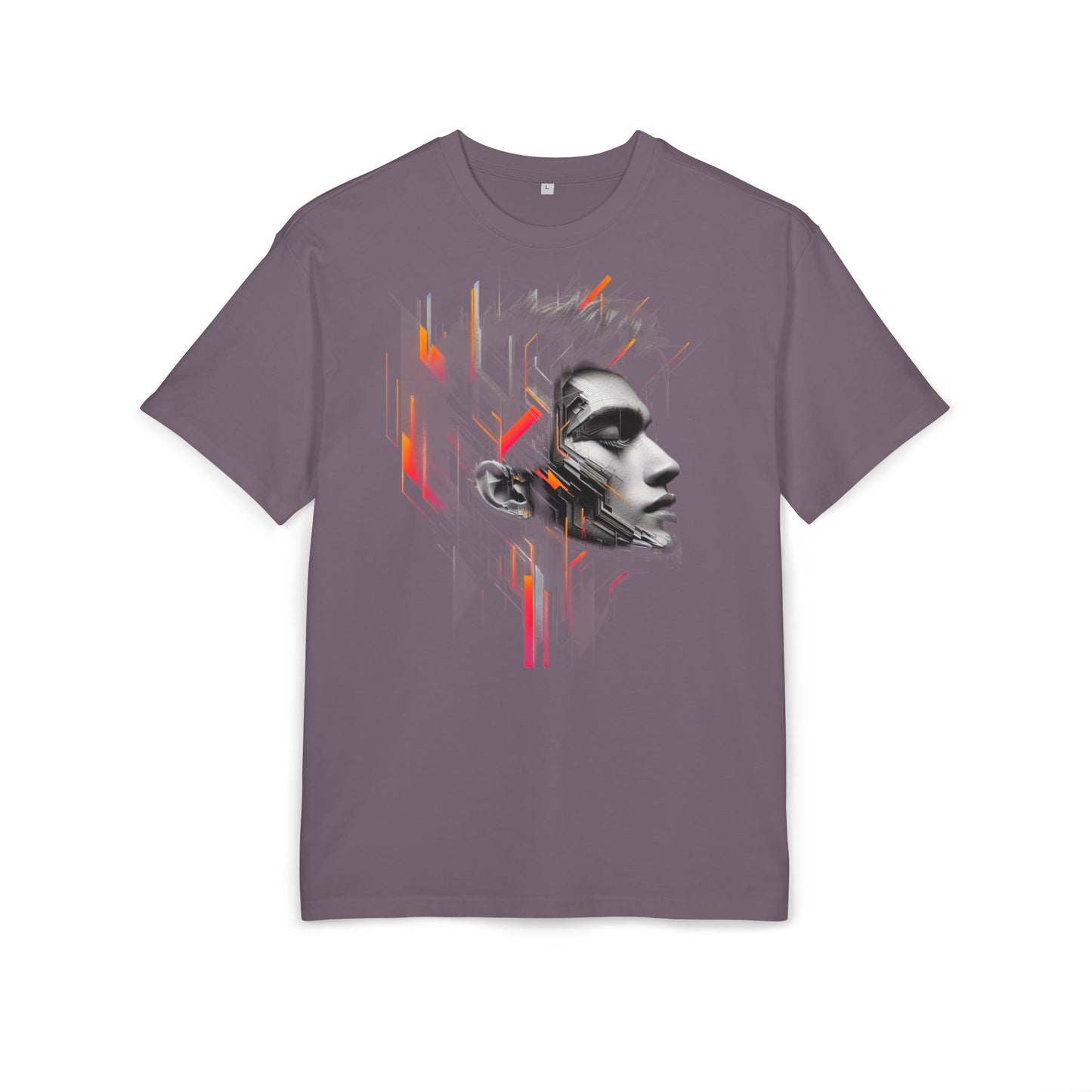 Artistic Oversize Tee - Modern Abstract Design